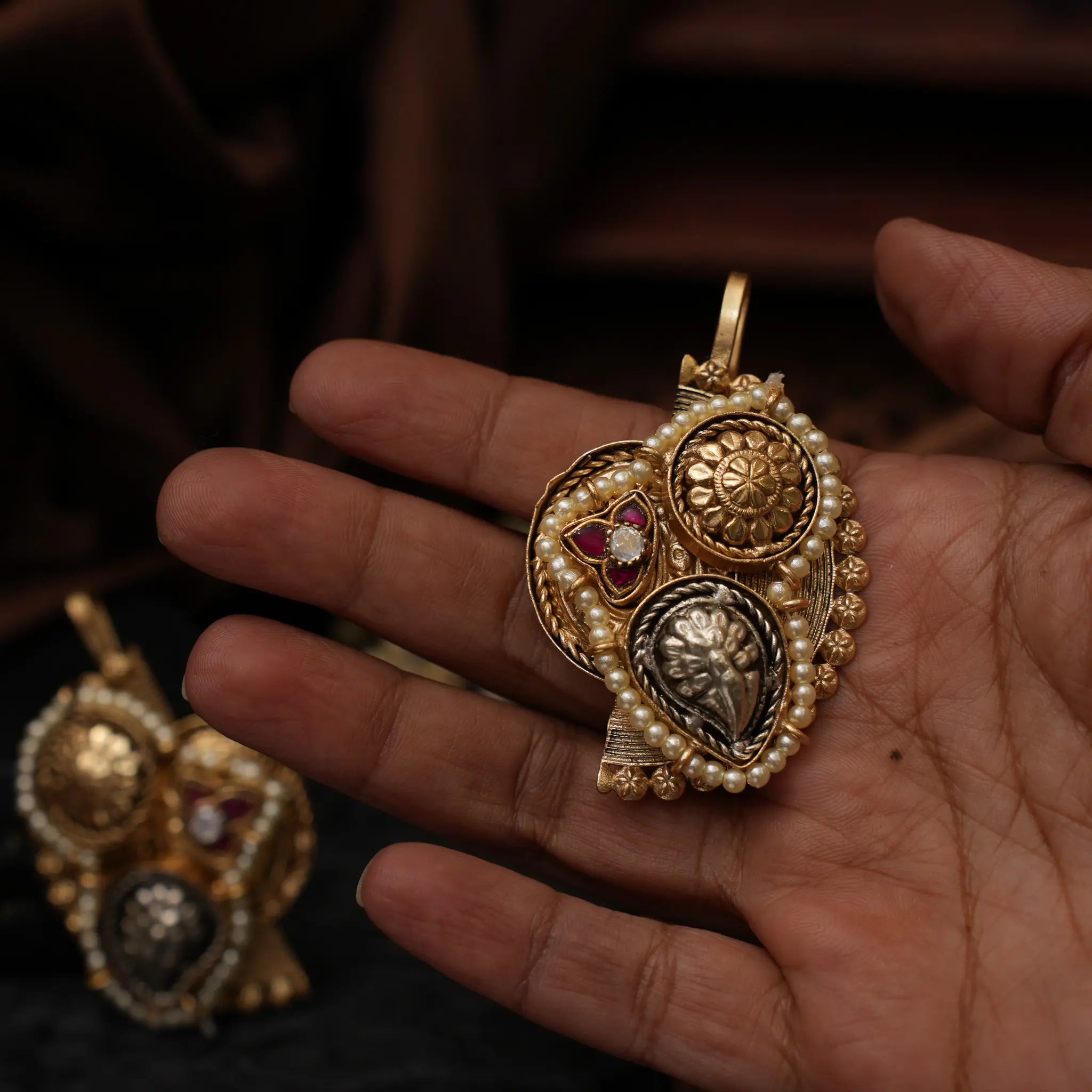 Julia Antique Bugadi Earrings