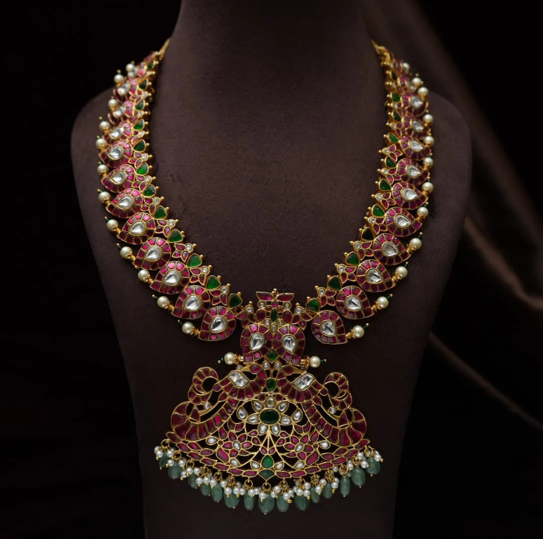 Jyeshta Mango Antique Necklace - Yema