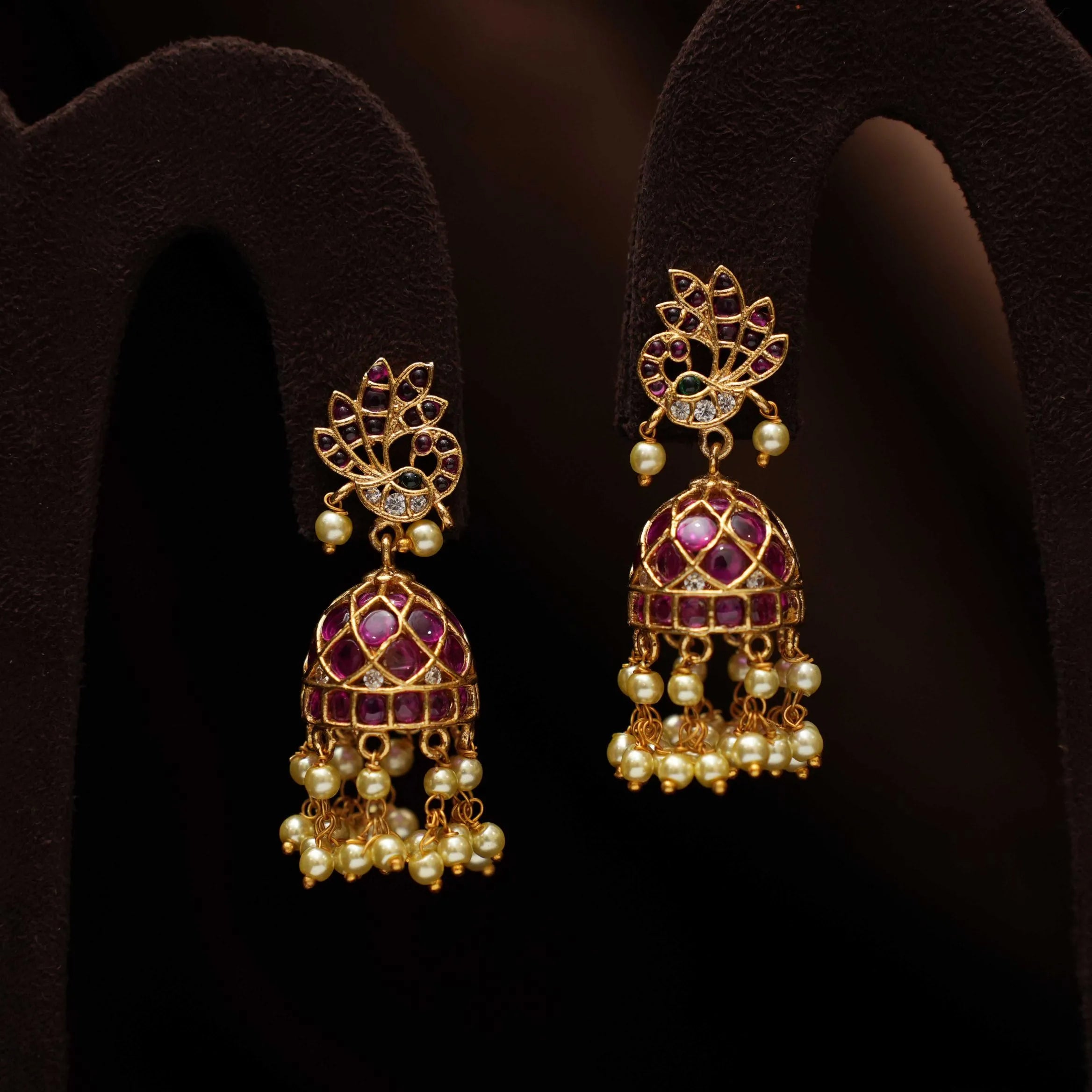 Kabini Antique Jhumka Earrings