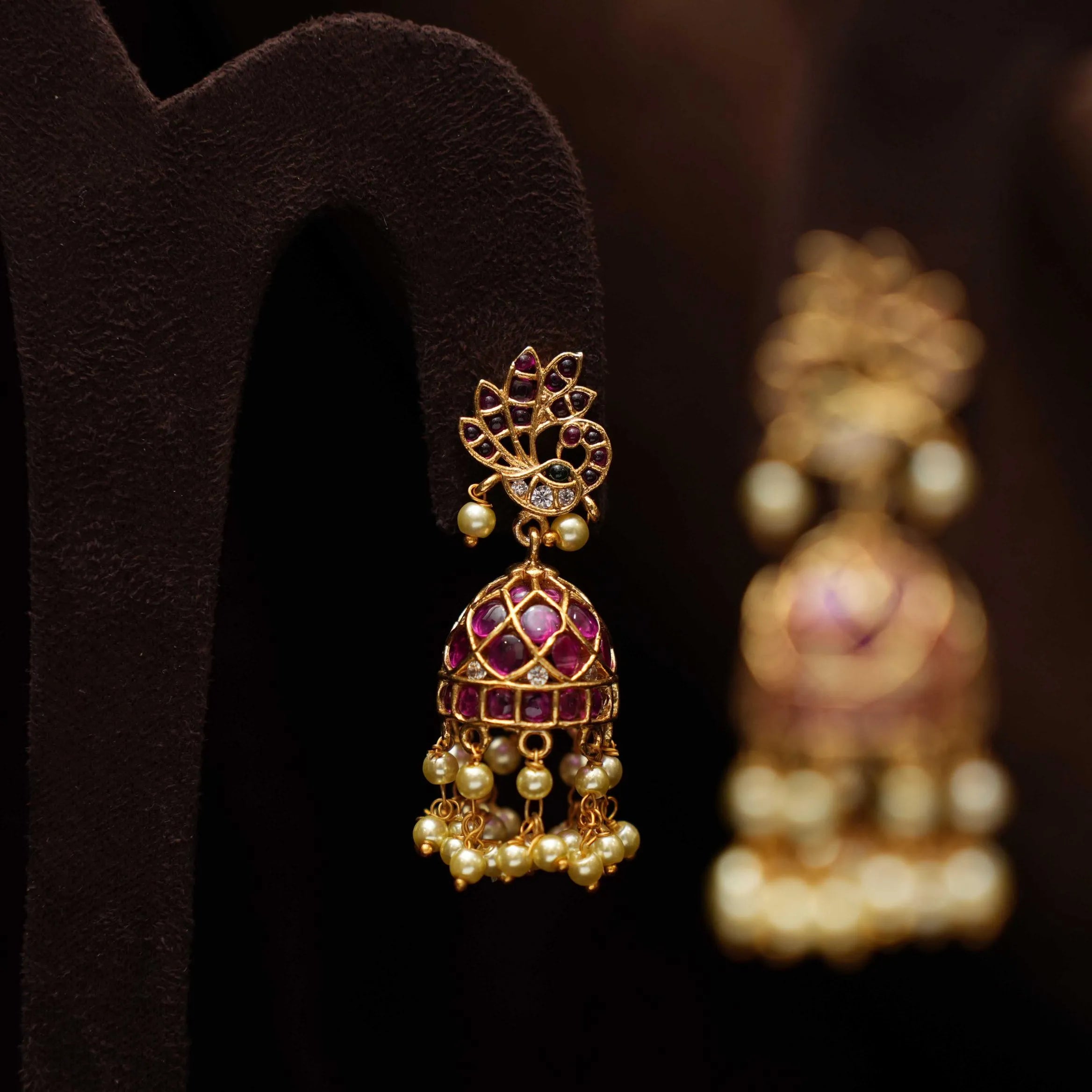 Kabini Antique Jhumka Earrings