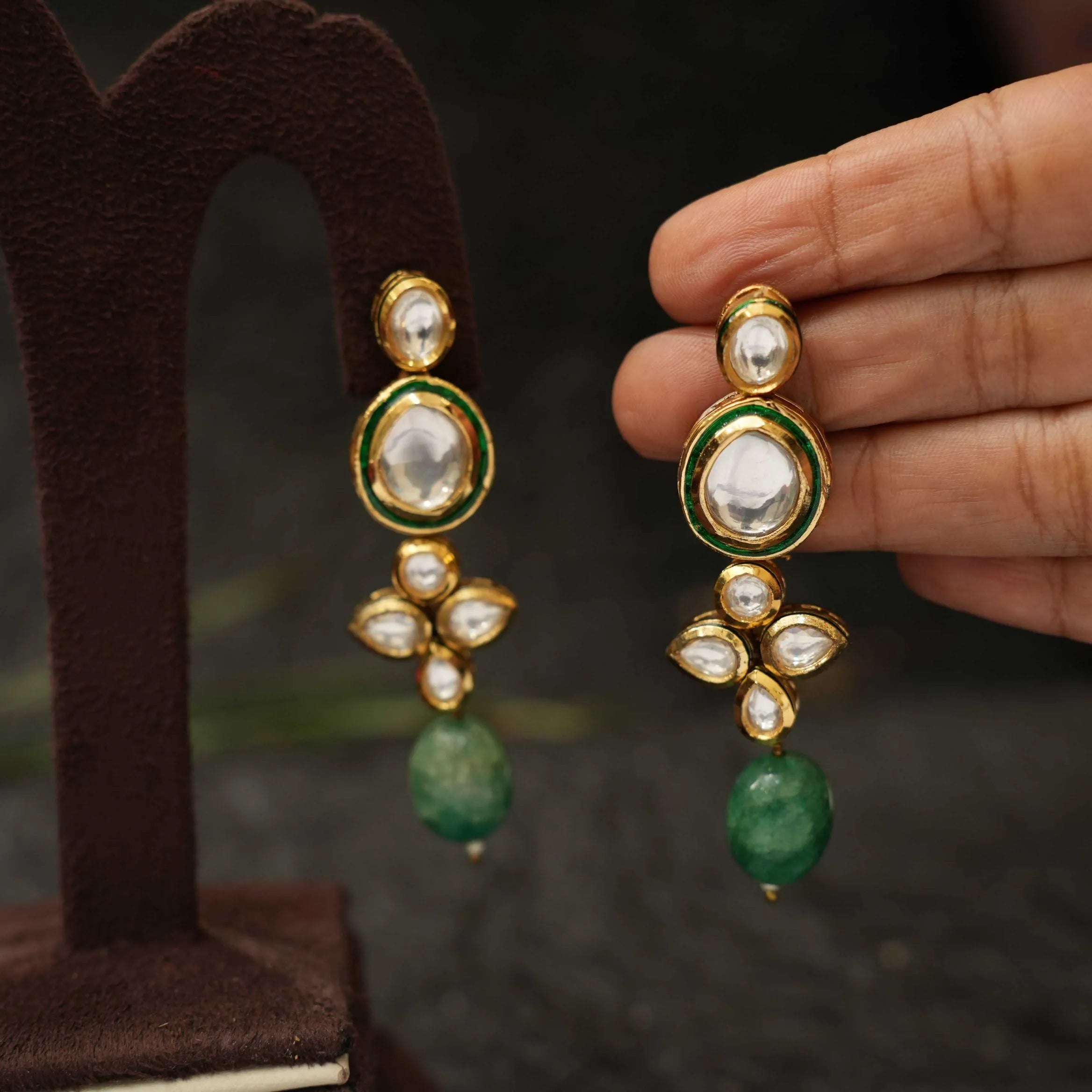 Kala Kundan Earrings