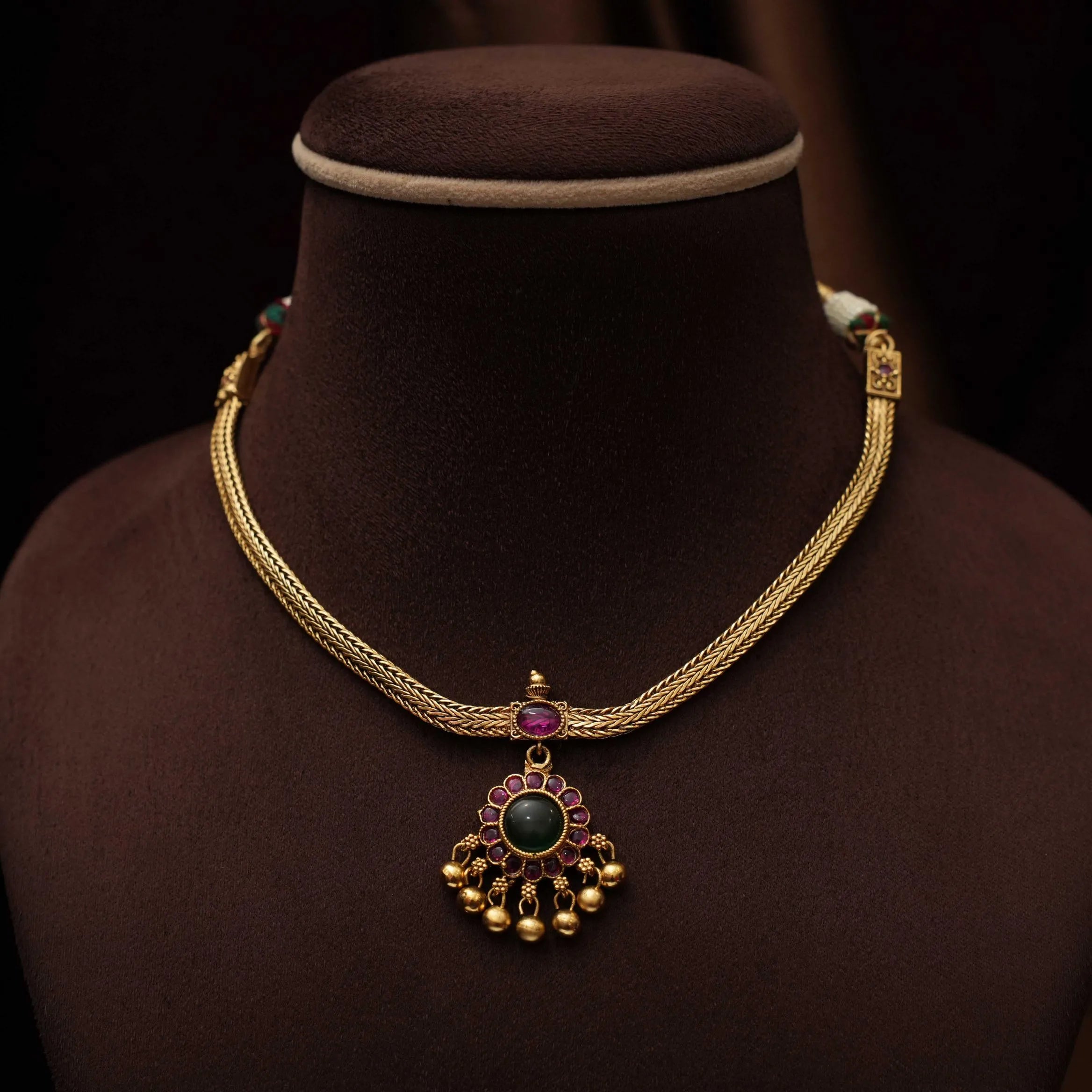 Kamala Antique Attigai Necklace