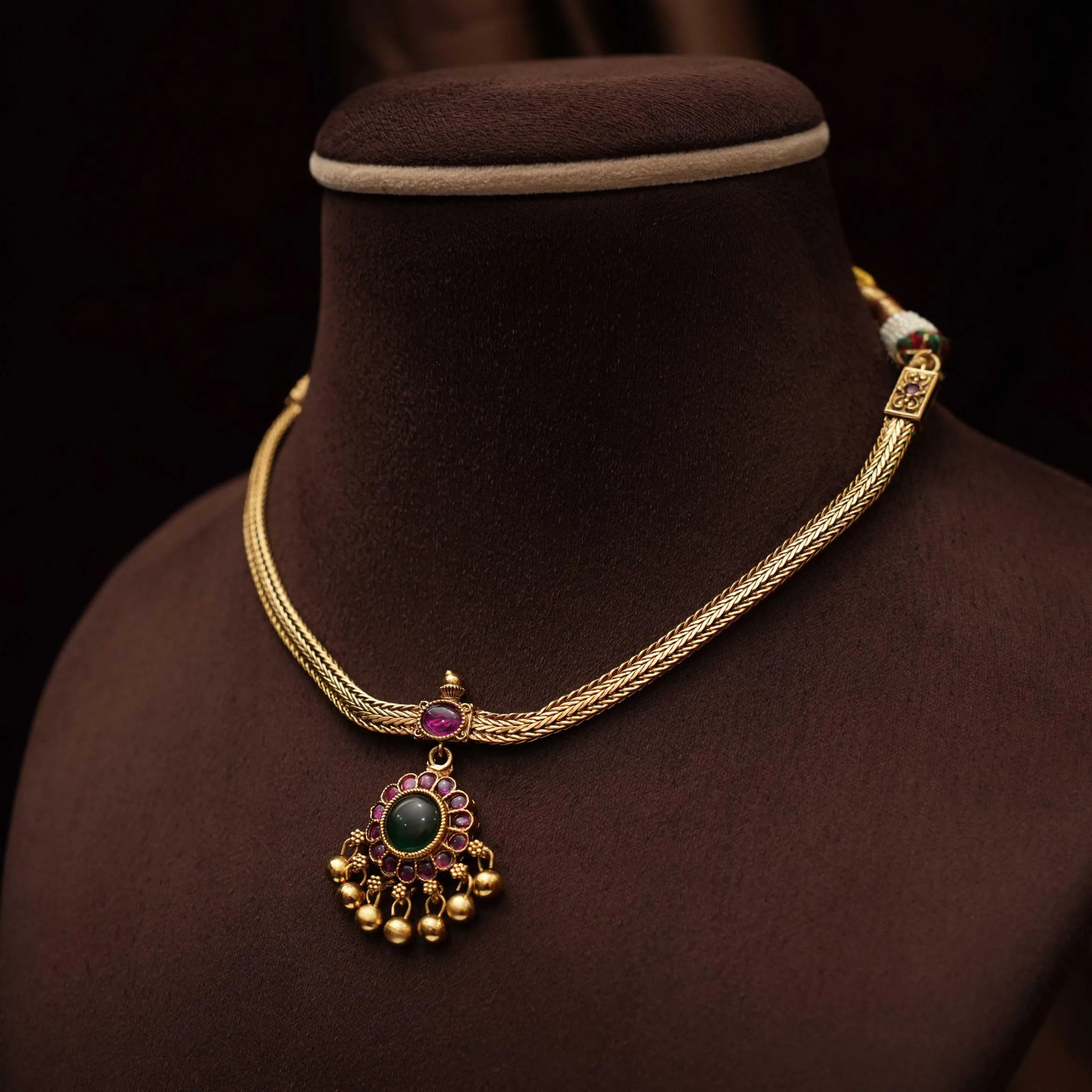 Kamala Antique Attigai Necklace