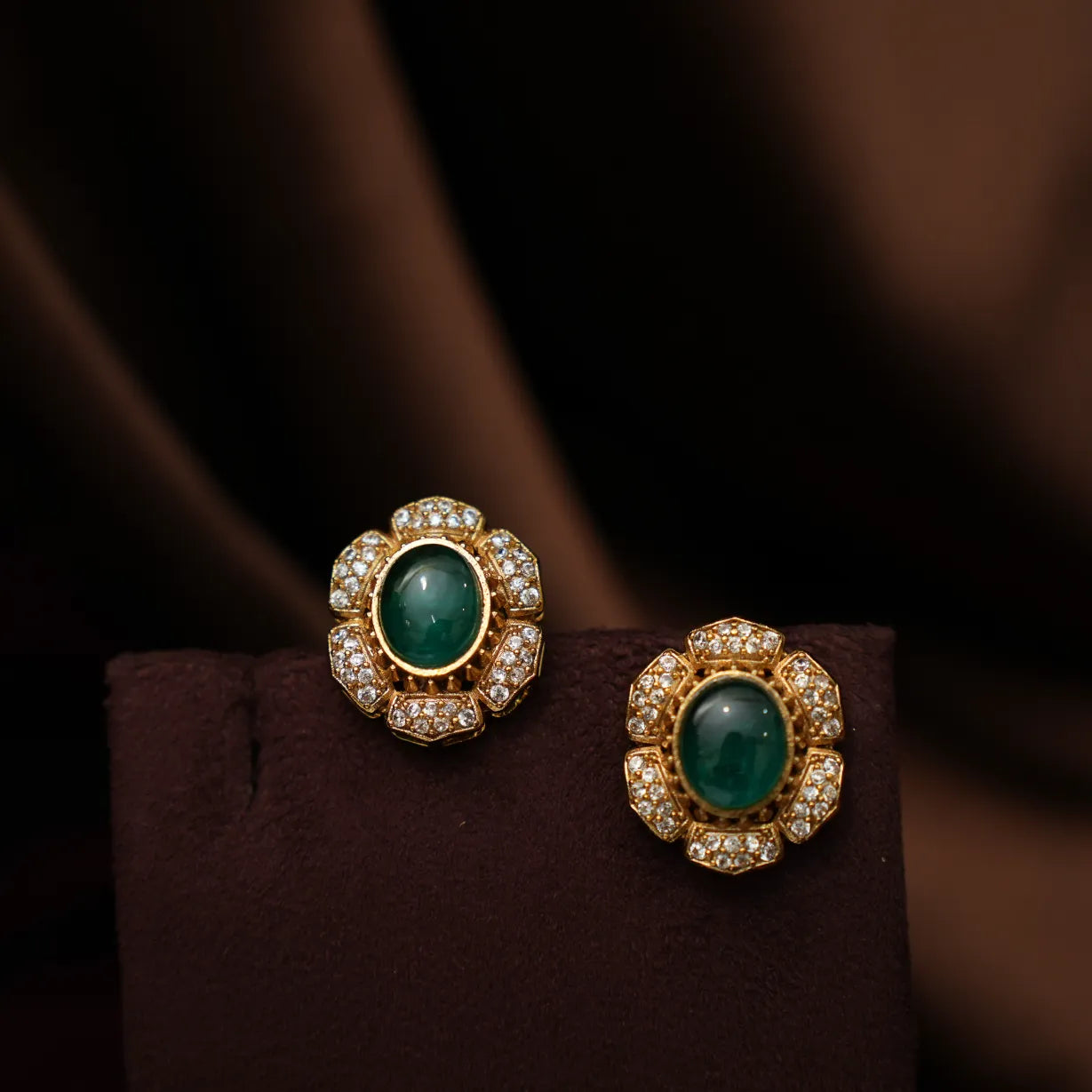 Kamalika Antique Choker - Green