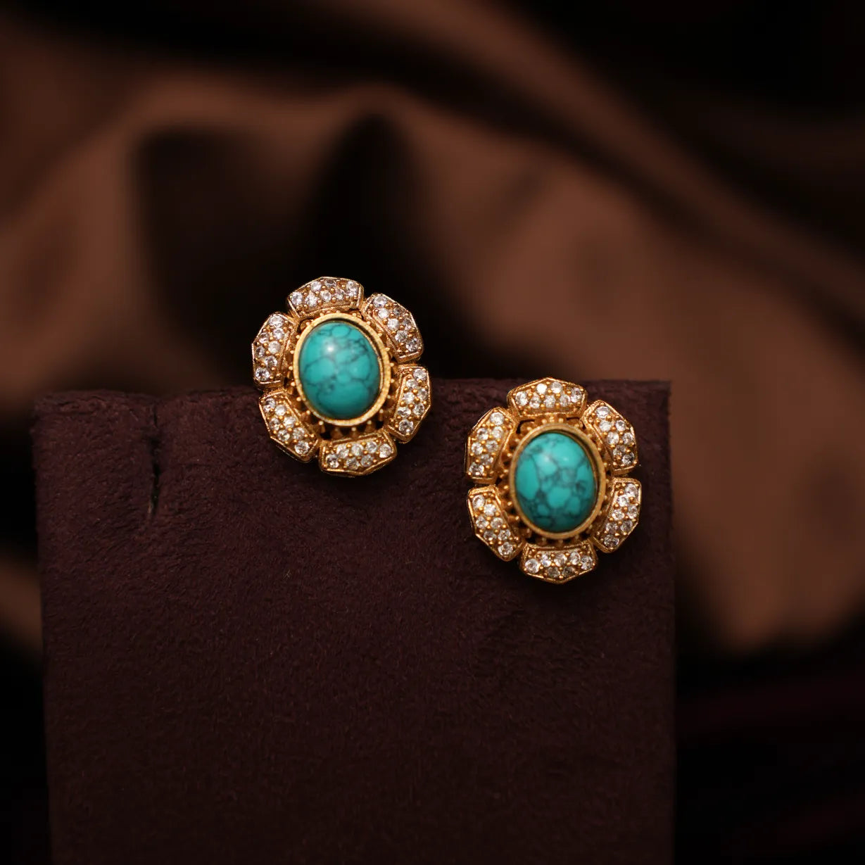 Kamalika Antique Choker - Turquoise