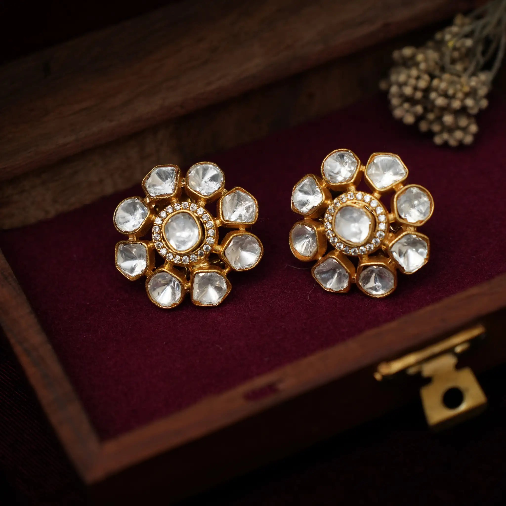 Kamya Polki Ear Stud