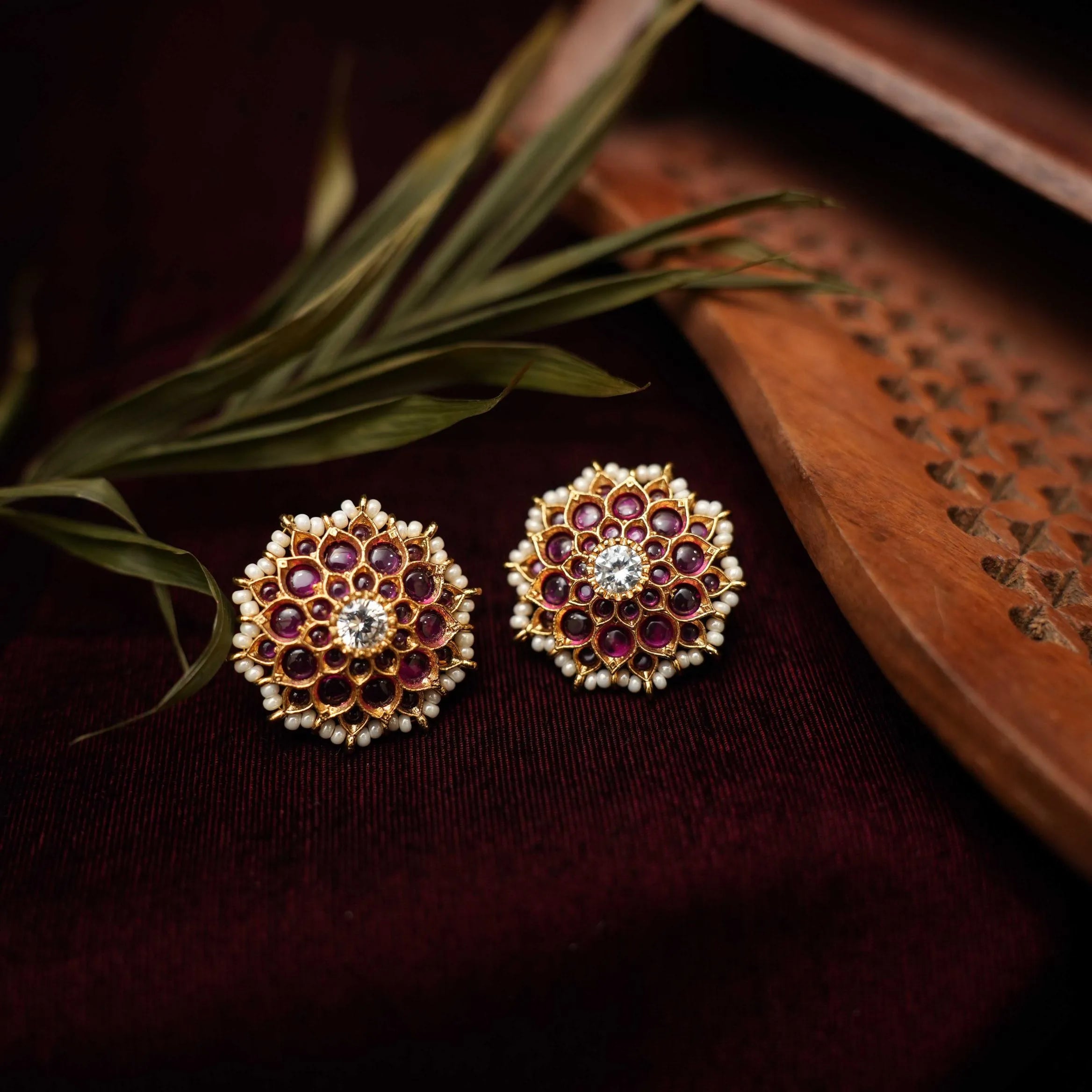 Kana Antique Ear Stud - Rimli Boutique