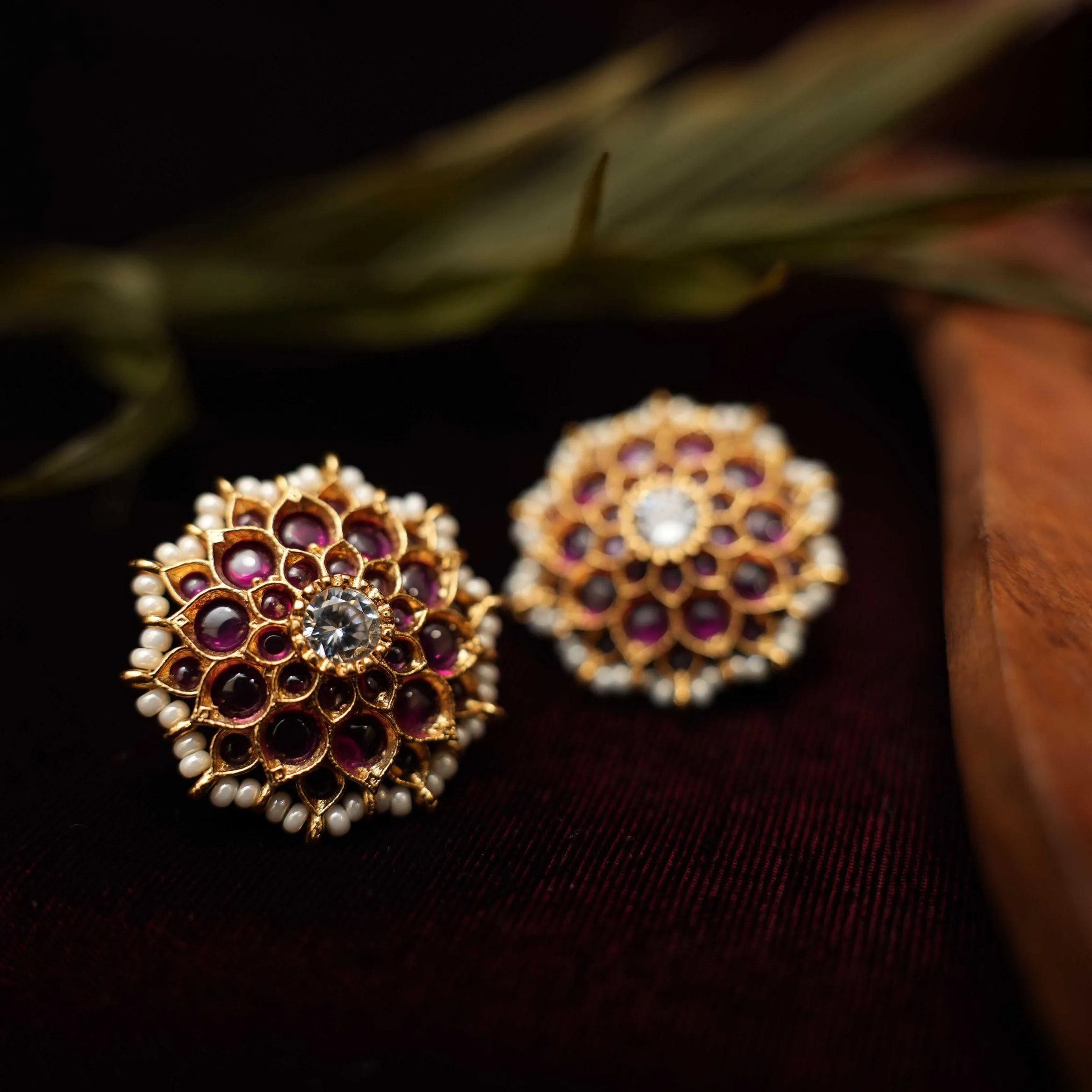 Kana Antique Ear Stud - Rimli Boutique