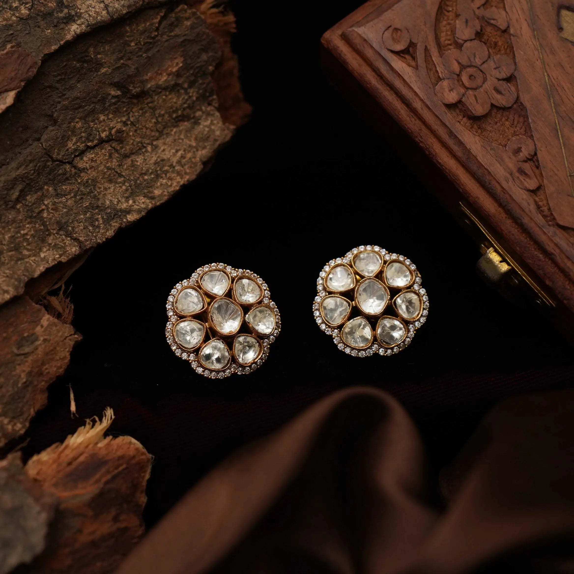 Kanika Polki Ear Stud