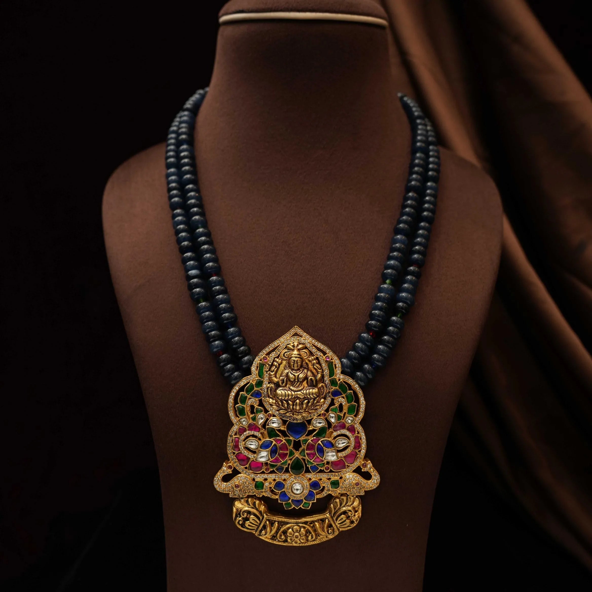 Kara Beaded Kundan Necklace