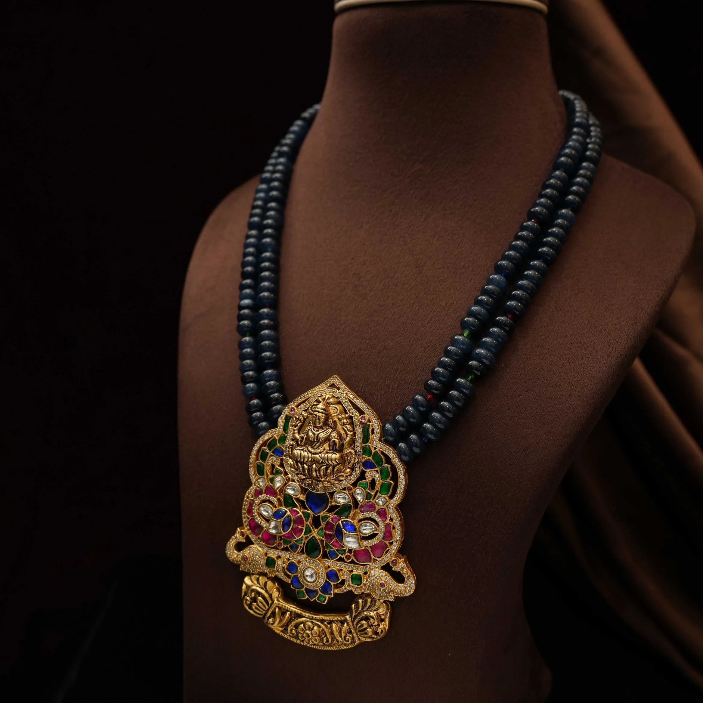 Kara Beaded Kundan Necklace