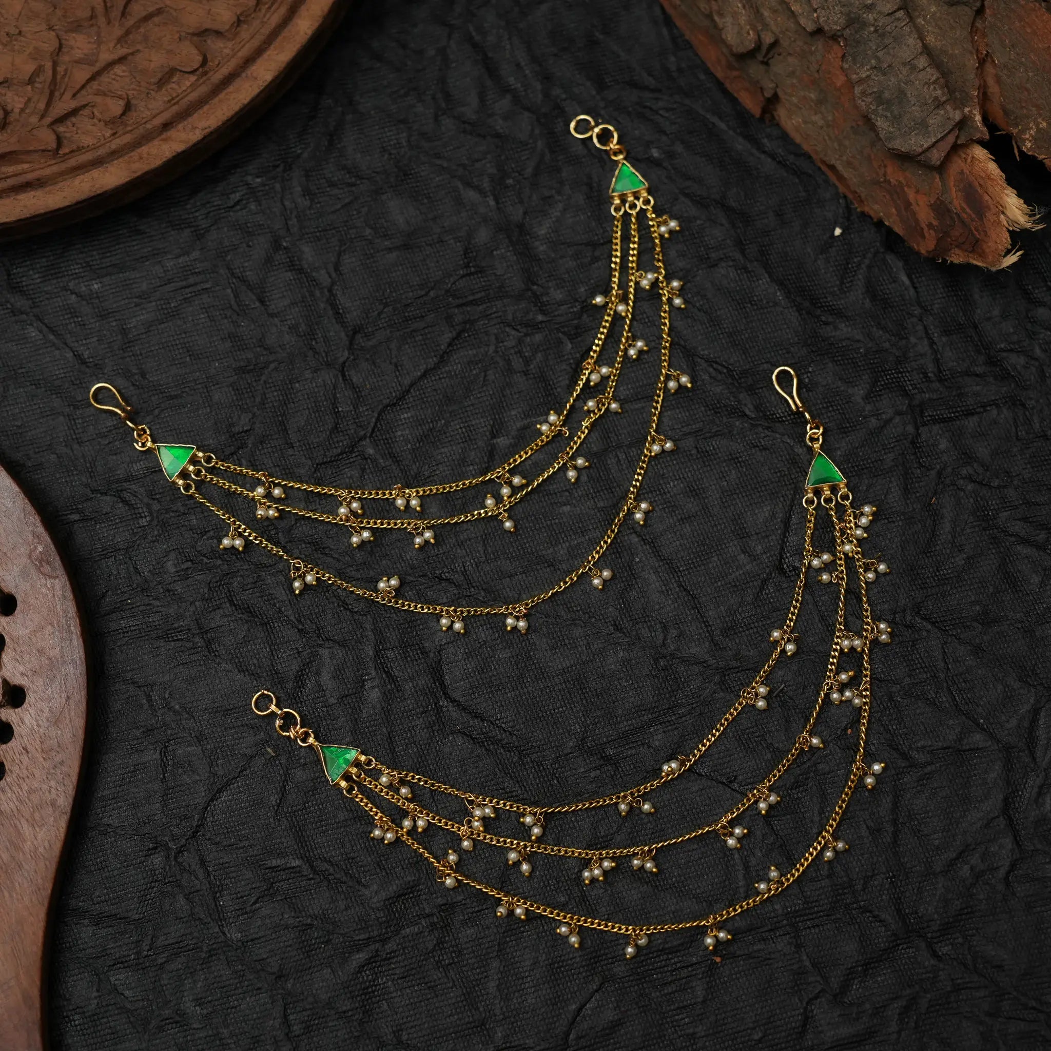 Karisma Polki Ear Chain