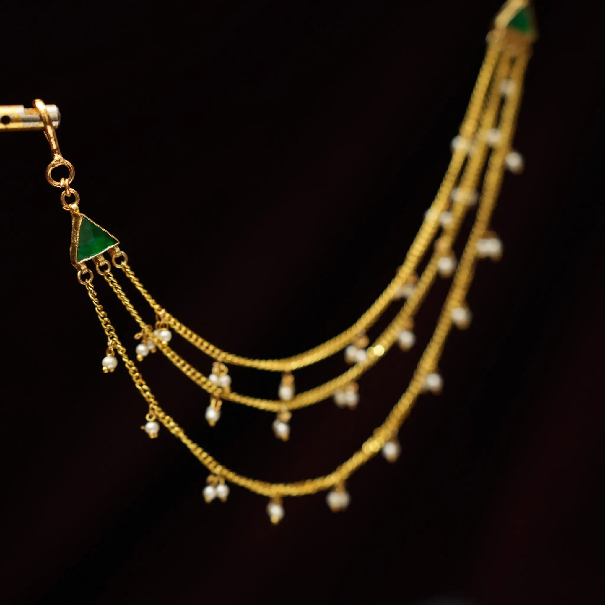Karisma Polki Ear Chain