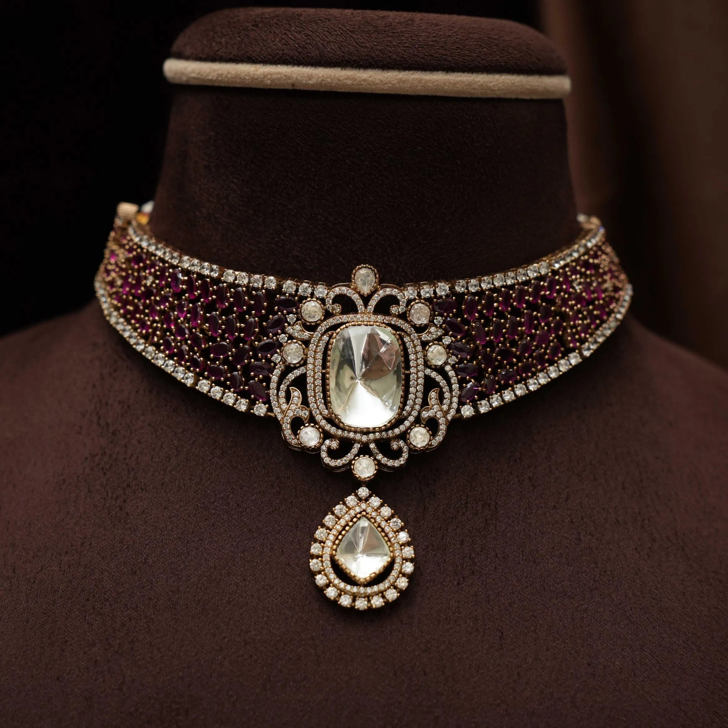 Karlie Victorian Polki Choker