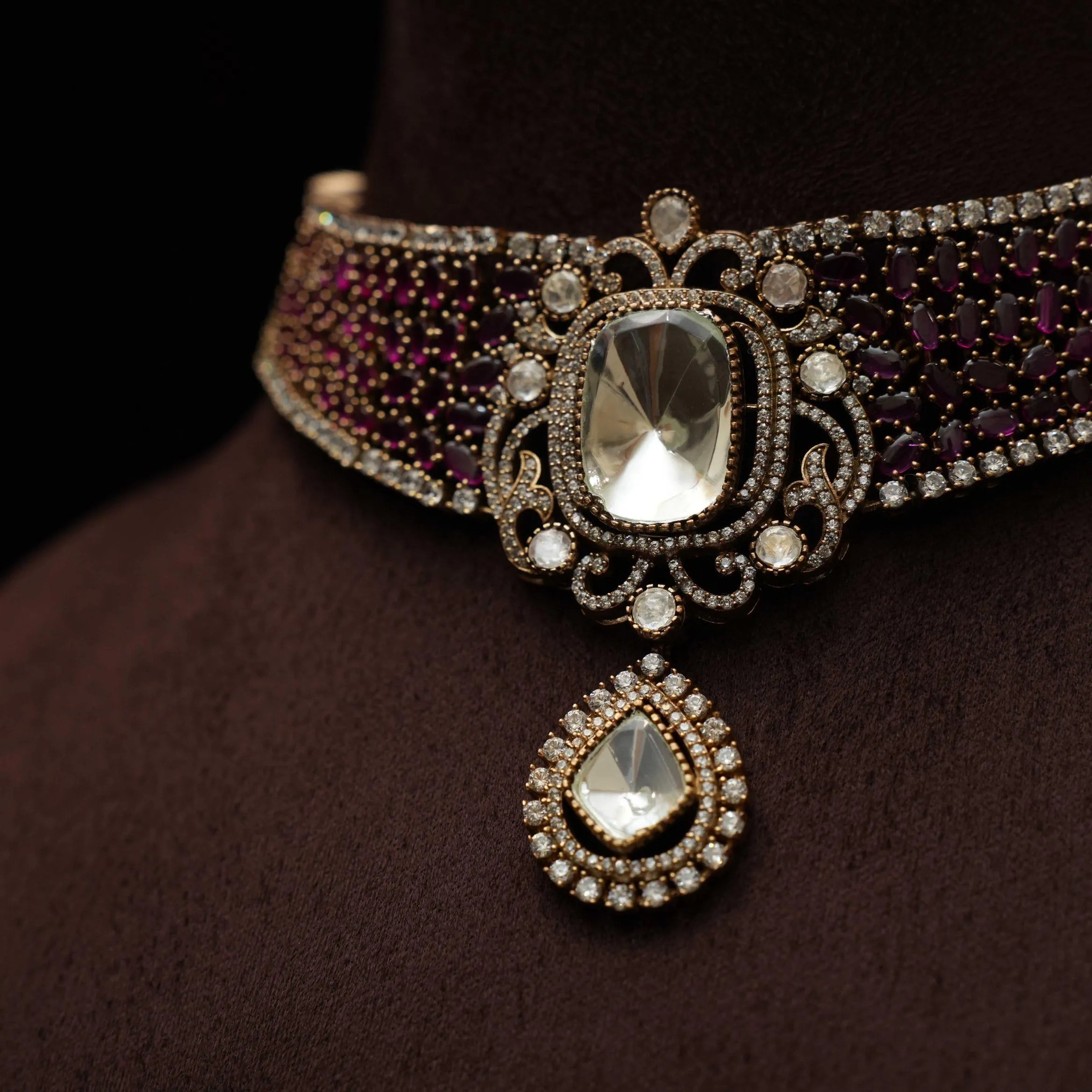 Karlie Victorian Polki Choker