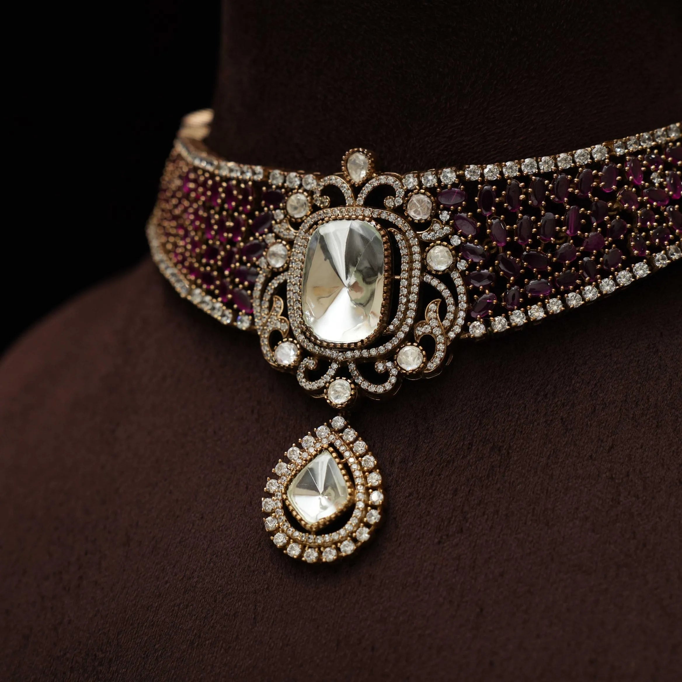 Karlie Victorian Polki Choker