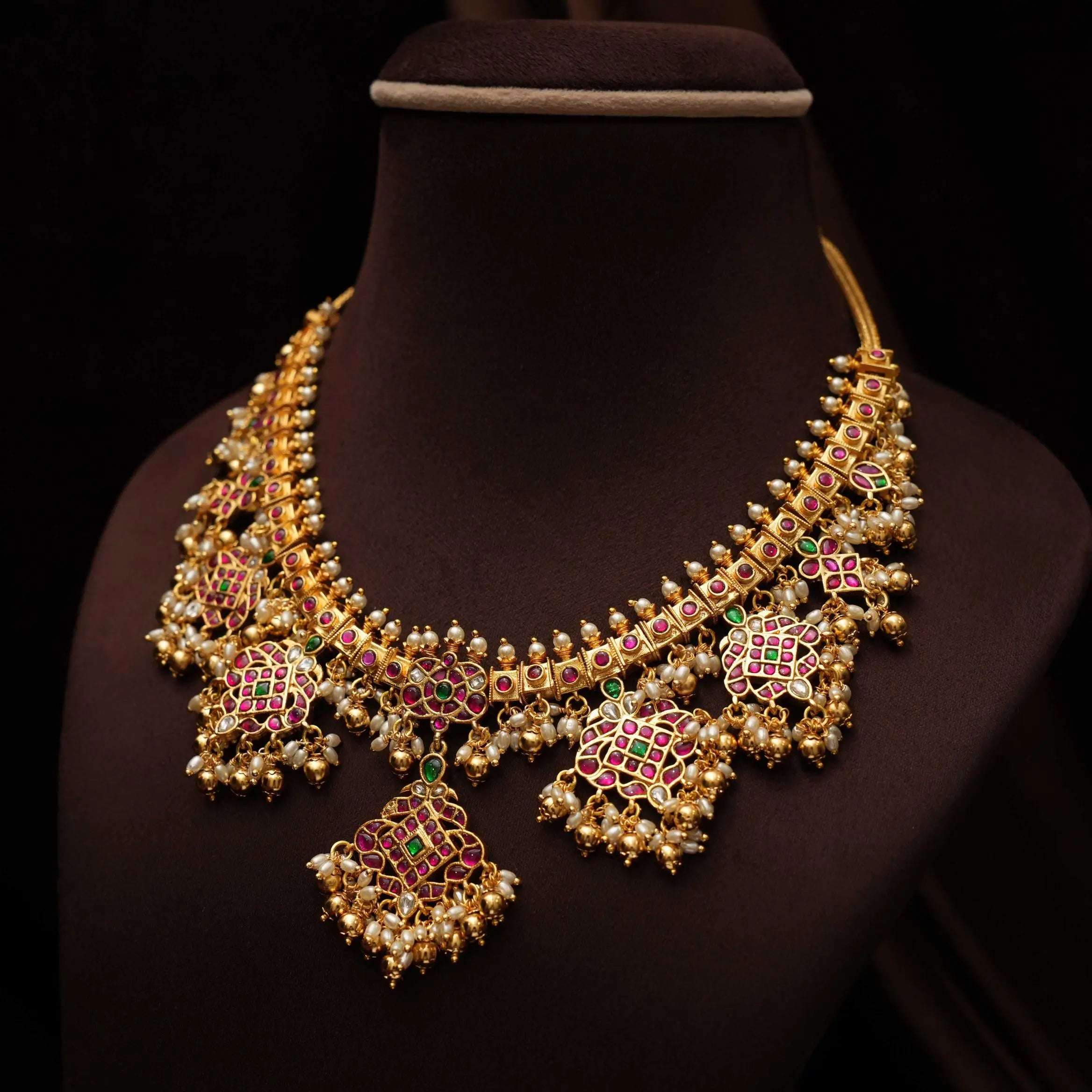 Karpana Antique Guttupusulu Necklace