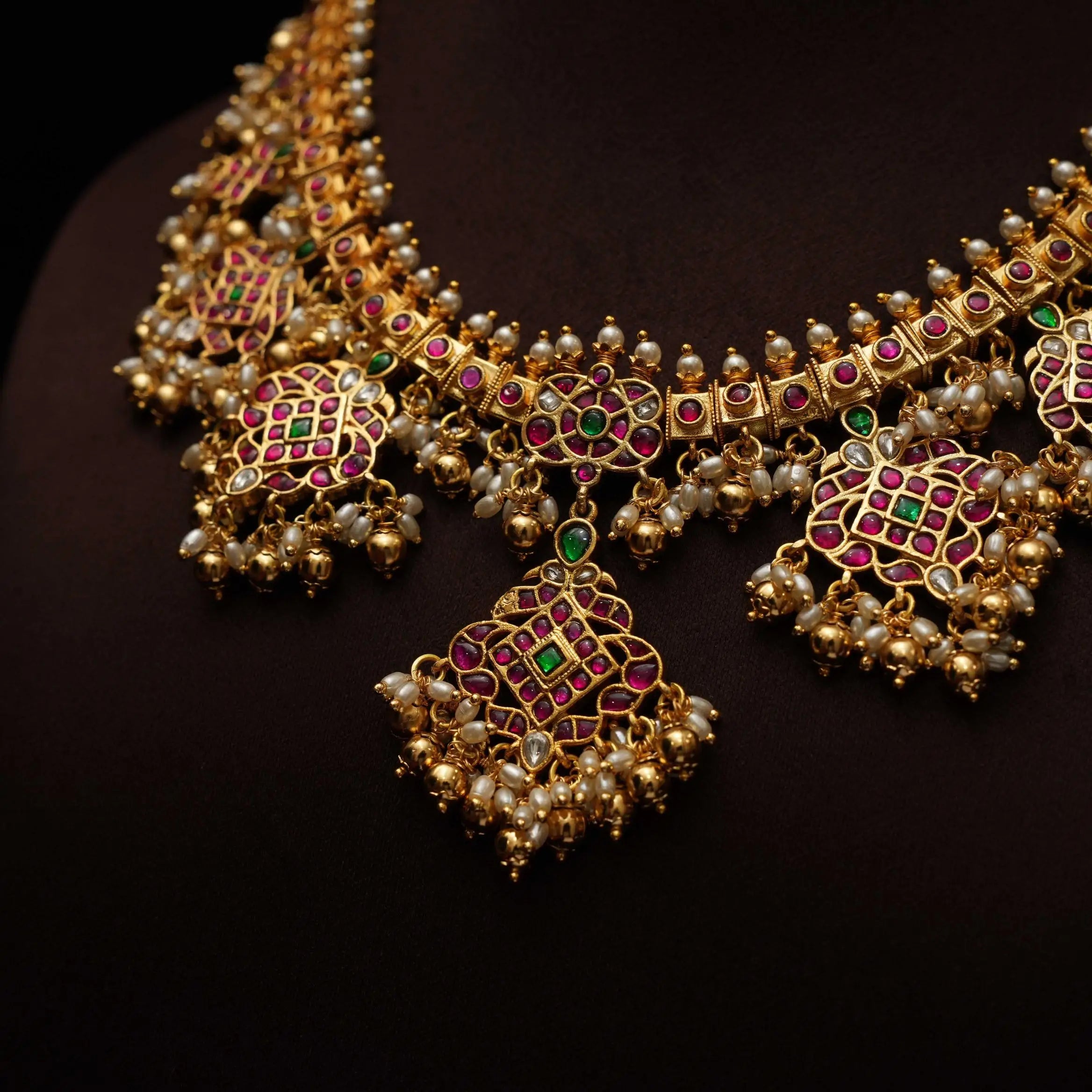 Karpana Antique Guttupusulu Necklace