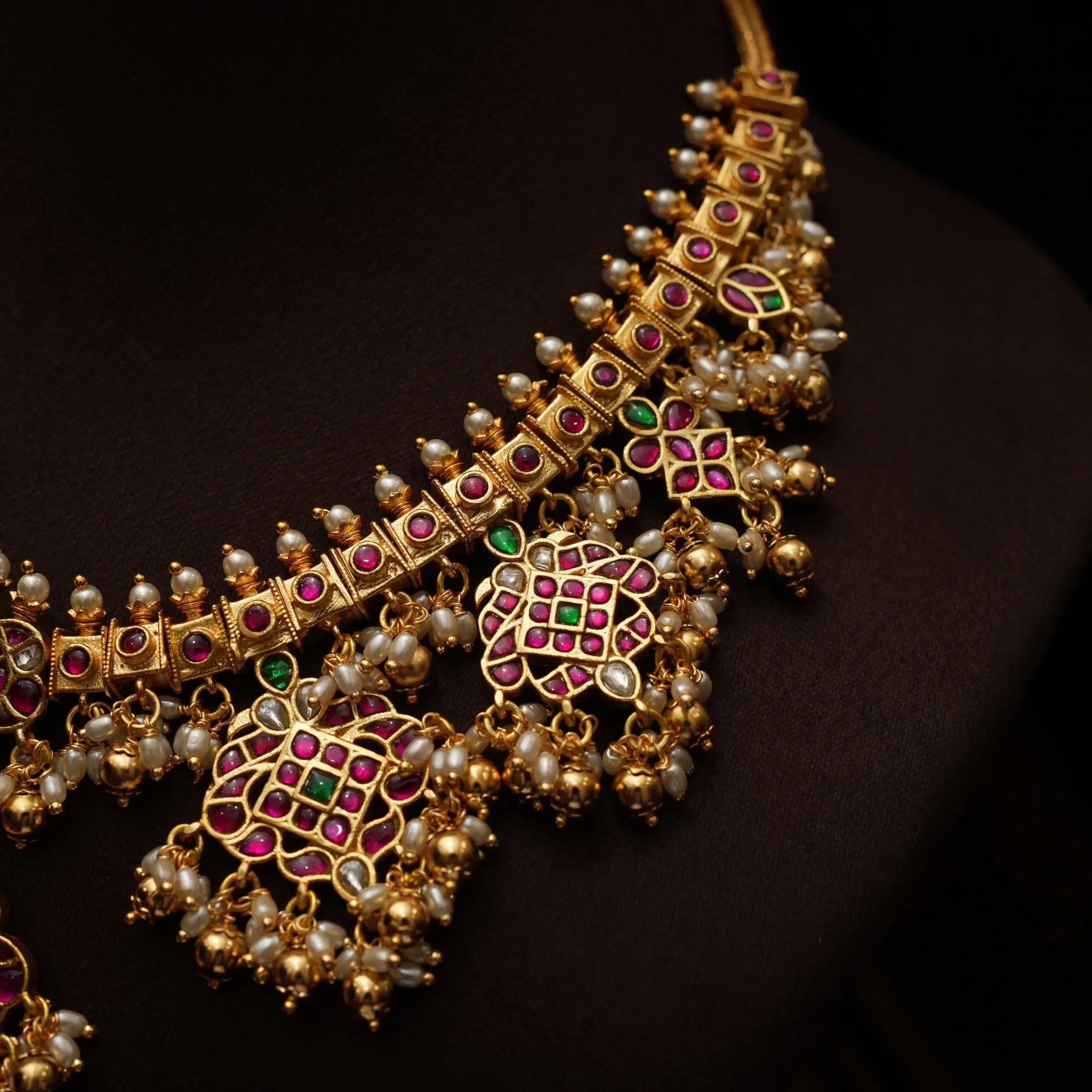 Karpana Antique Guttupusulu Necklace