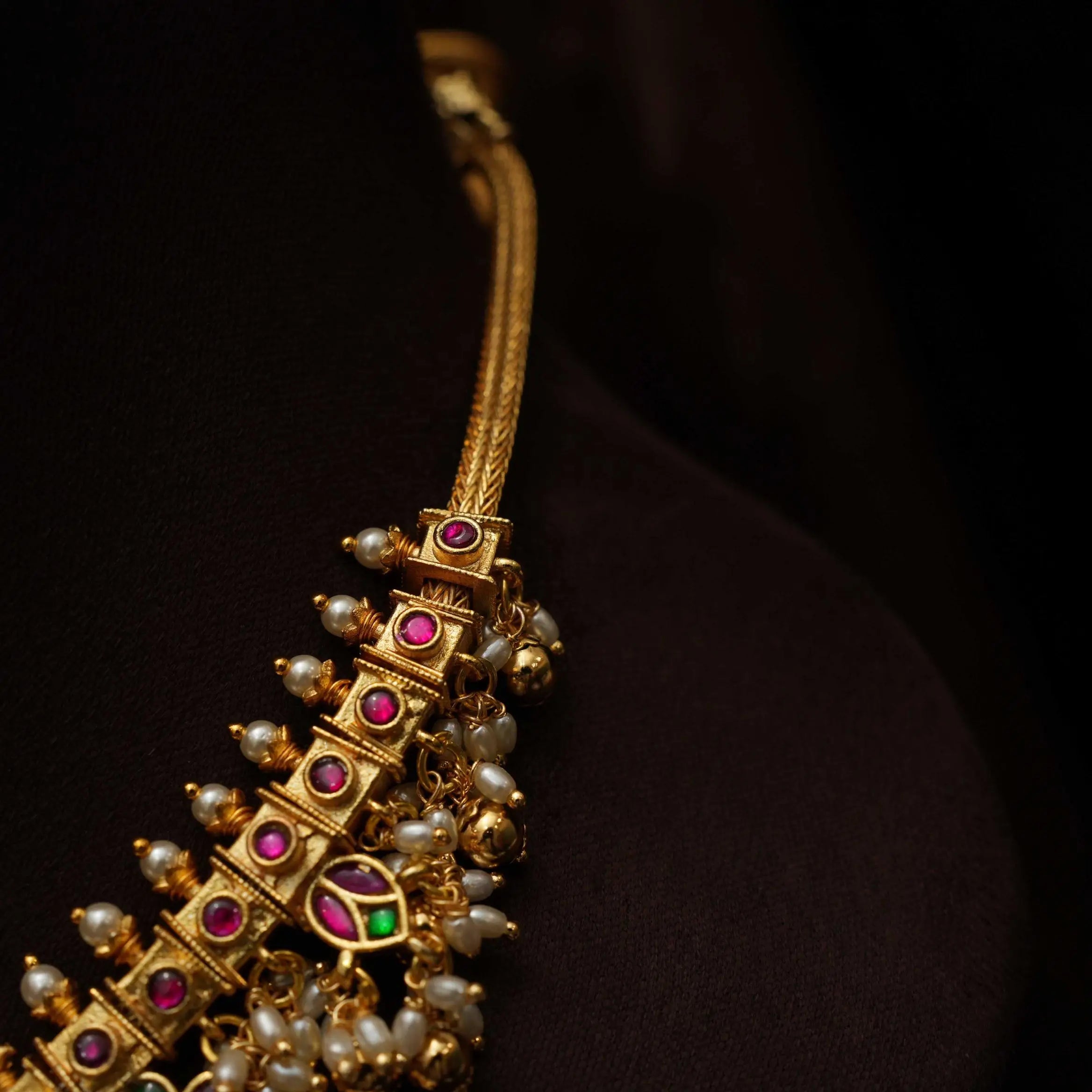 Karpana Antique Guttupusulu Necklace