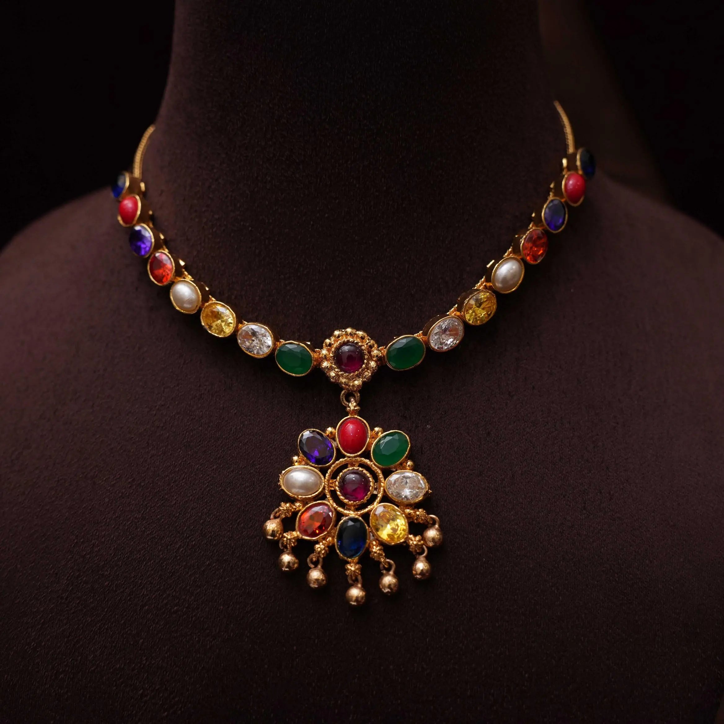 Kavi Navrathna Necklace