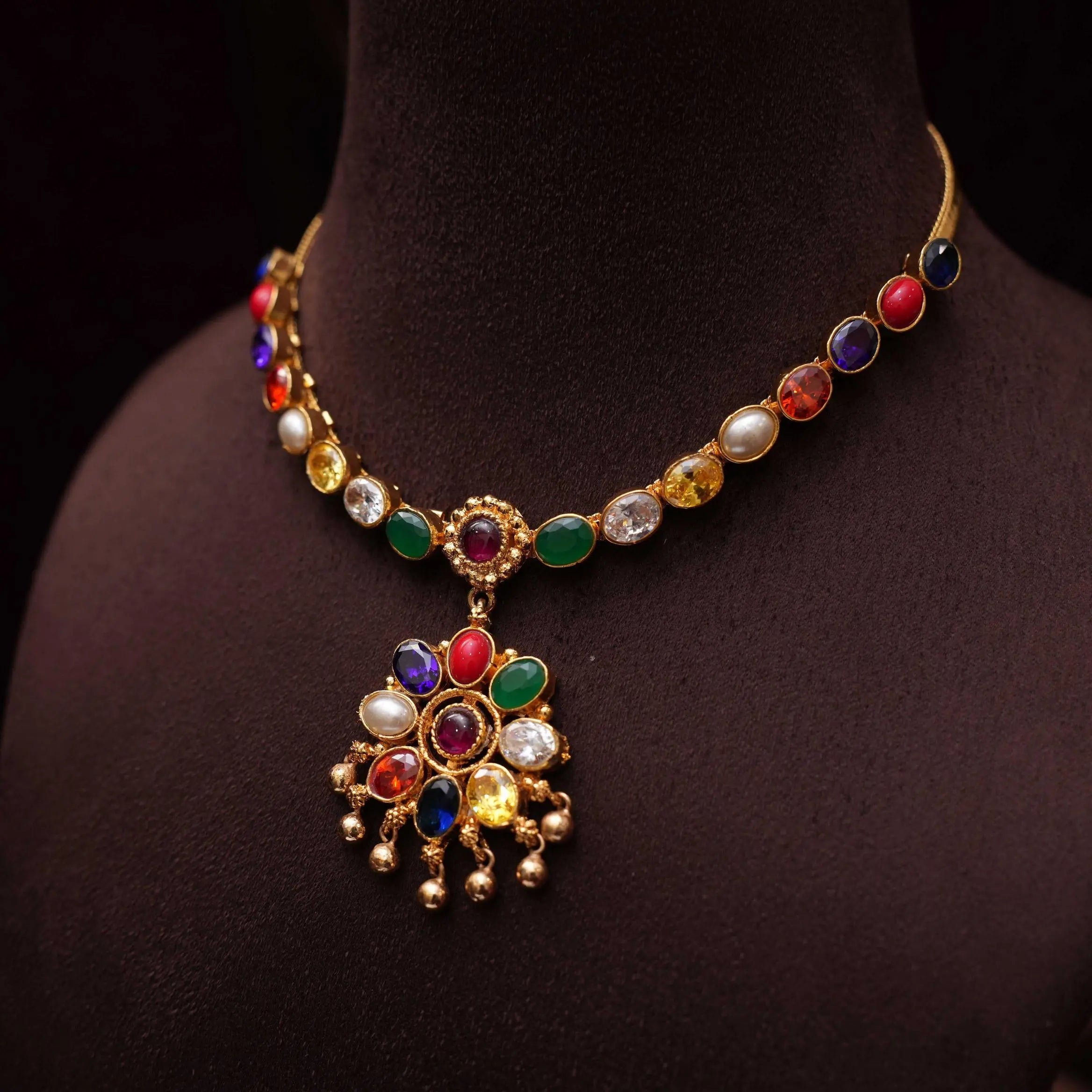 Kavi Navrathna Necklace