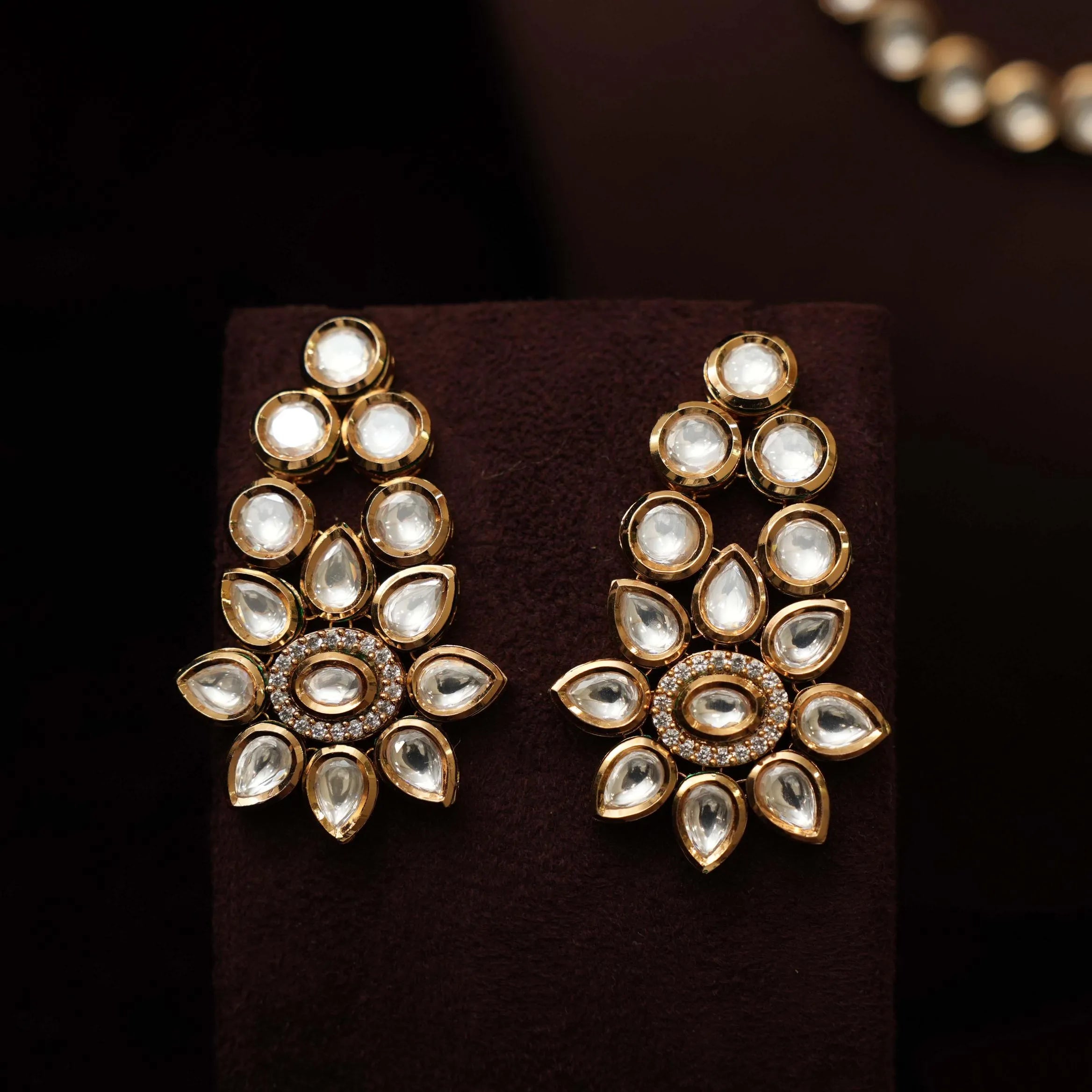 Kayra Layered Kundan Necklace - Rimli Boutique