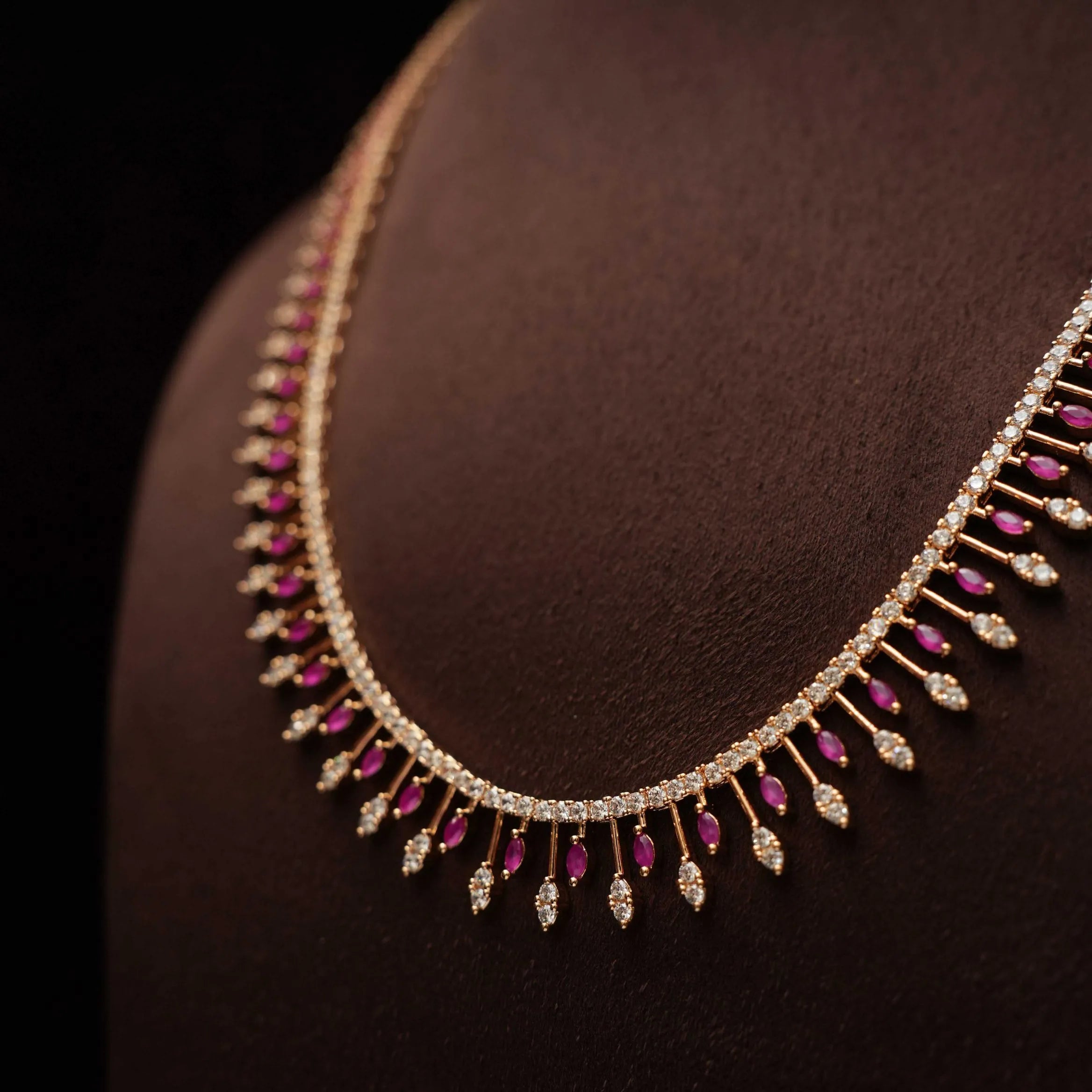 Keya Zircon Necklace