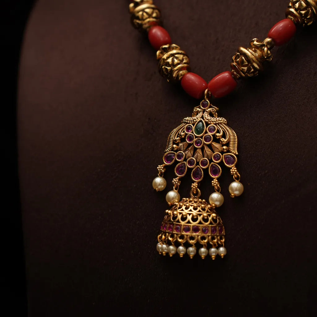 Kiaan Antique Coral Necklace