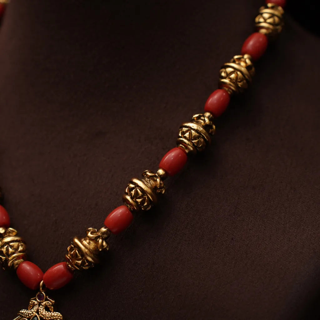 Kiaan Antique Coral Necklace