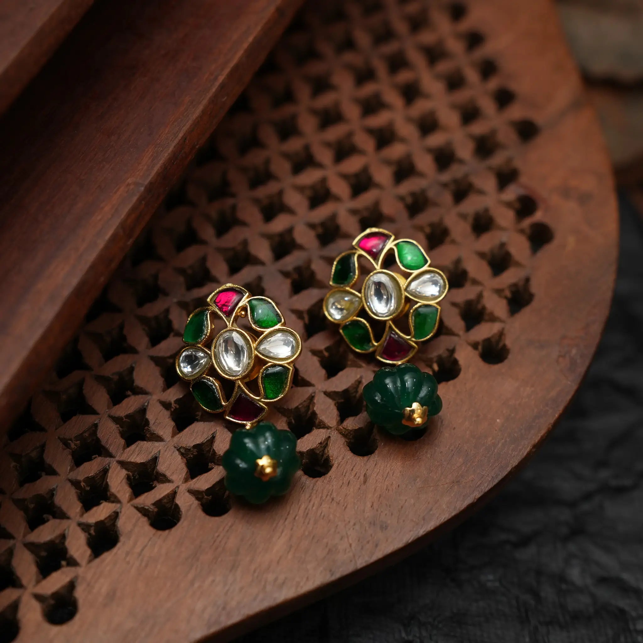 Kiara Polki Ear Stud