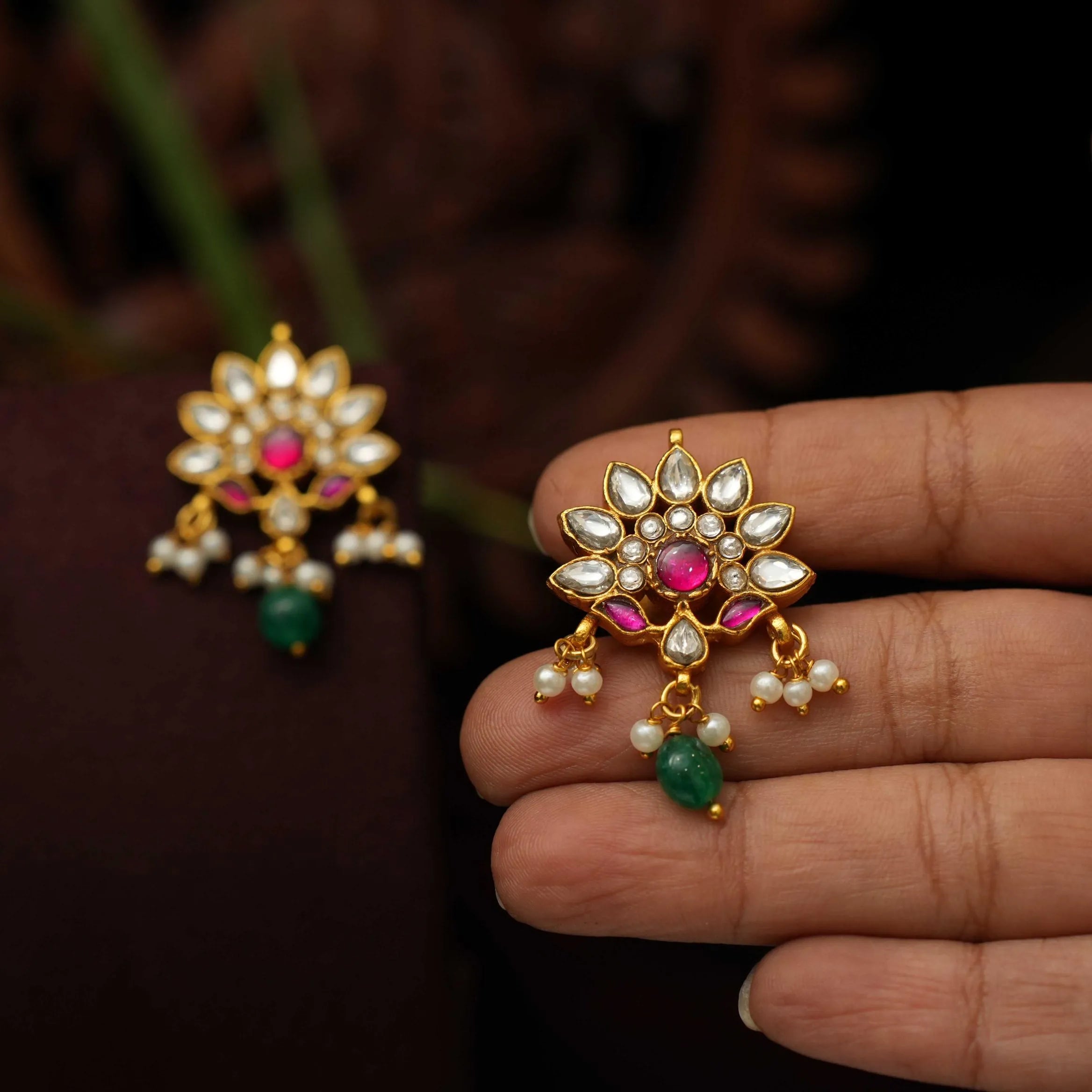 Kirana Polki Earrings