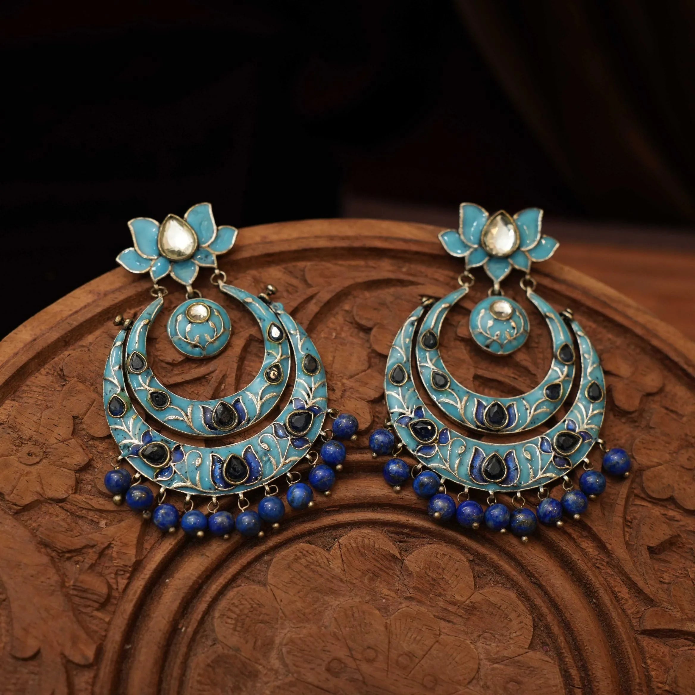 Kirti Oxidised Earrings