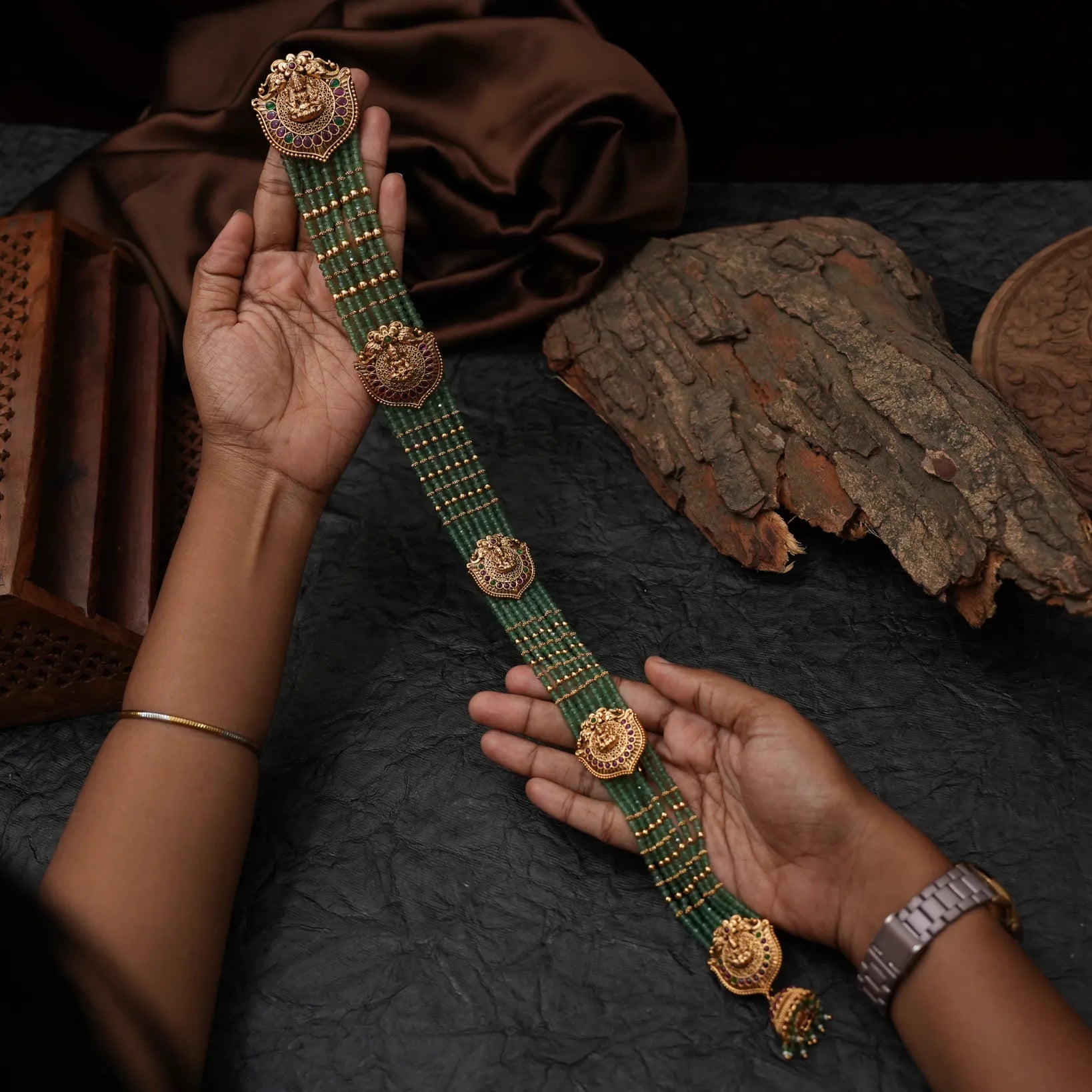 Kripa Beaded Hair Accessory - Isla