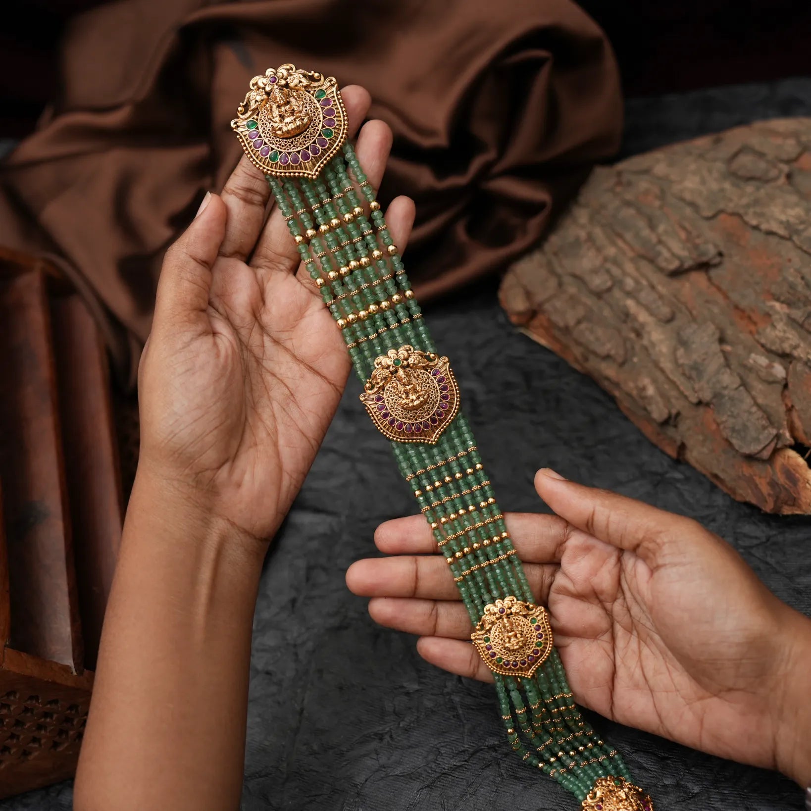 Kripa Beaded Hair Accessory - Isla