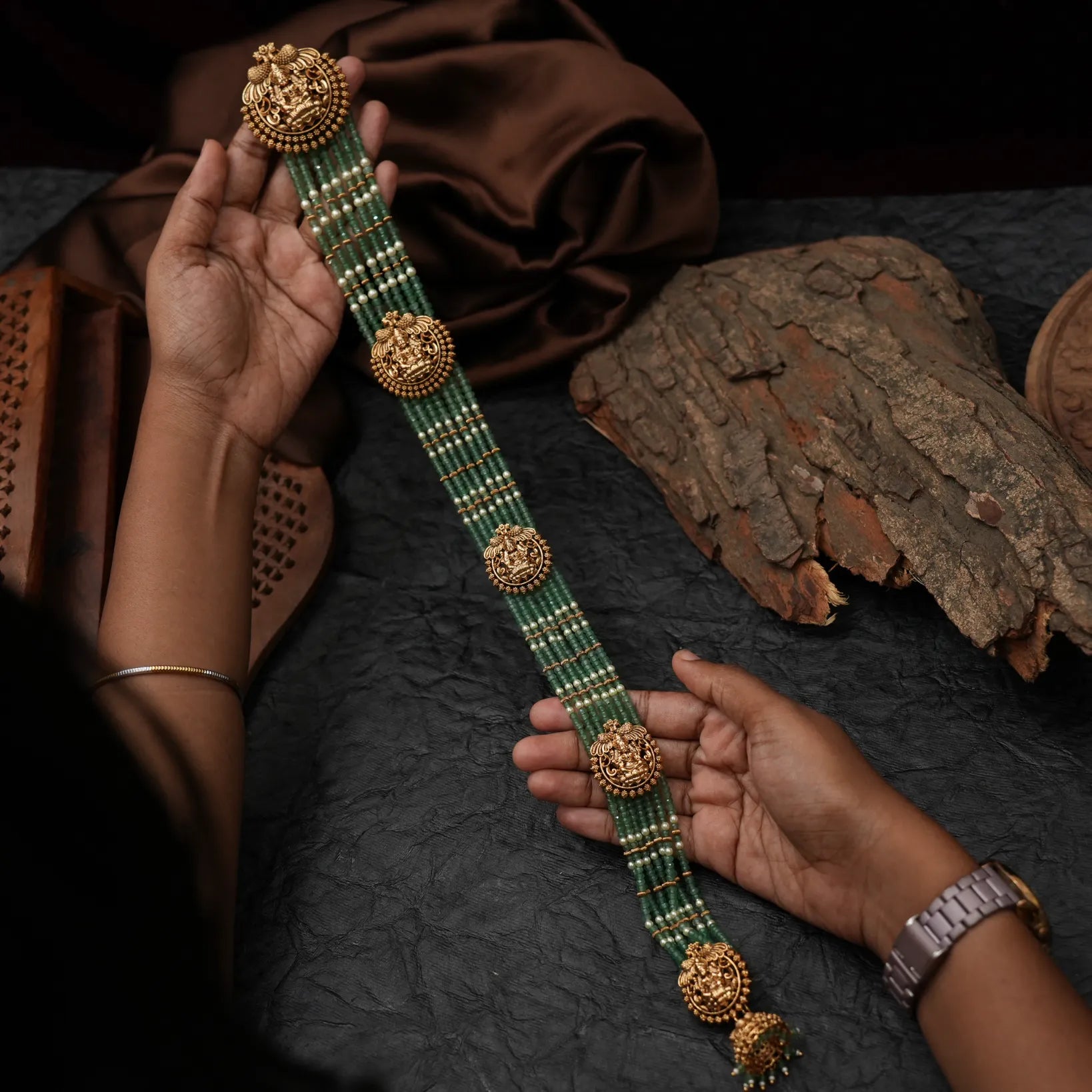 Kripa Beaded Hair Accessory - Joy