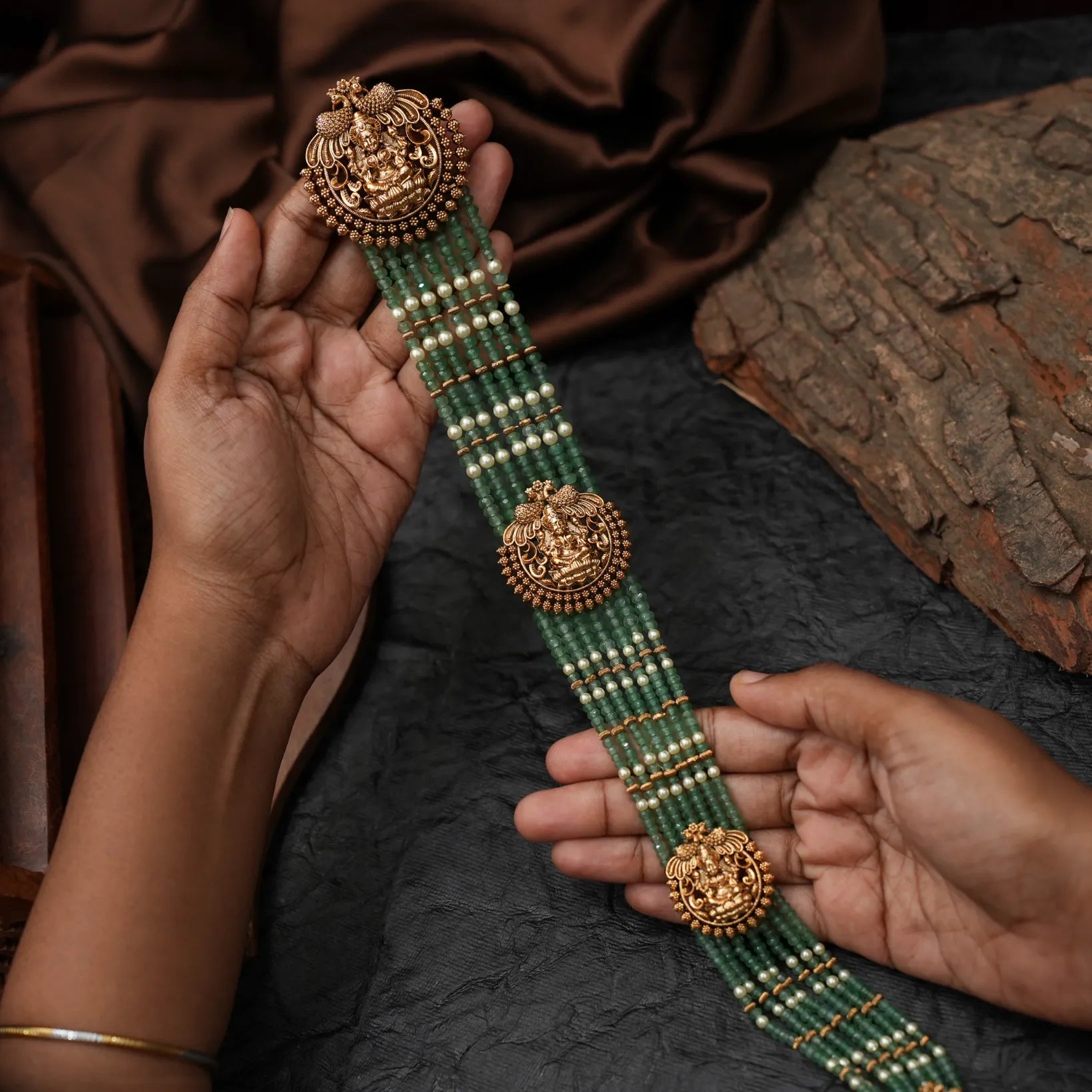 Kripa Beaded Hair Accessory - Joy