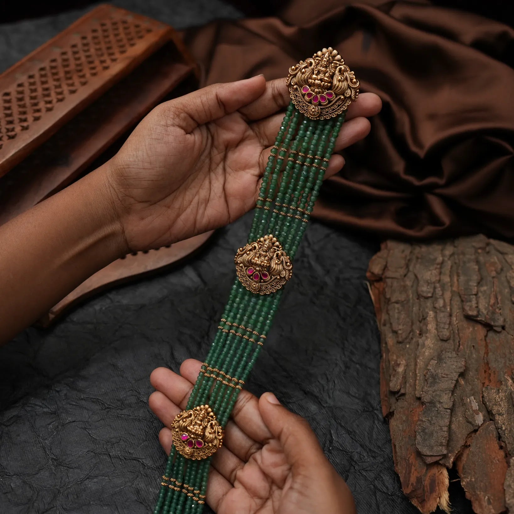 Kripa Beaded Hair Accessory - Kaia