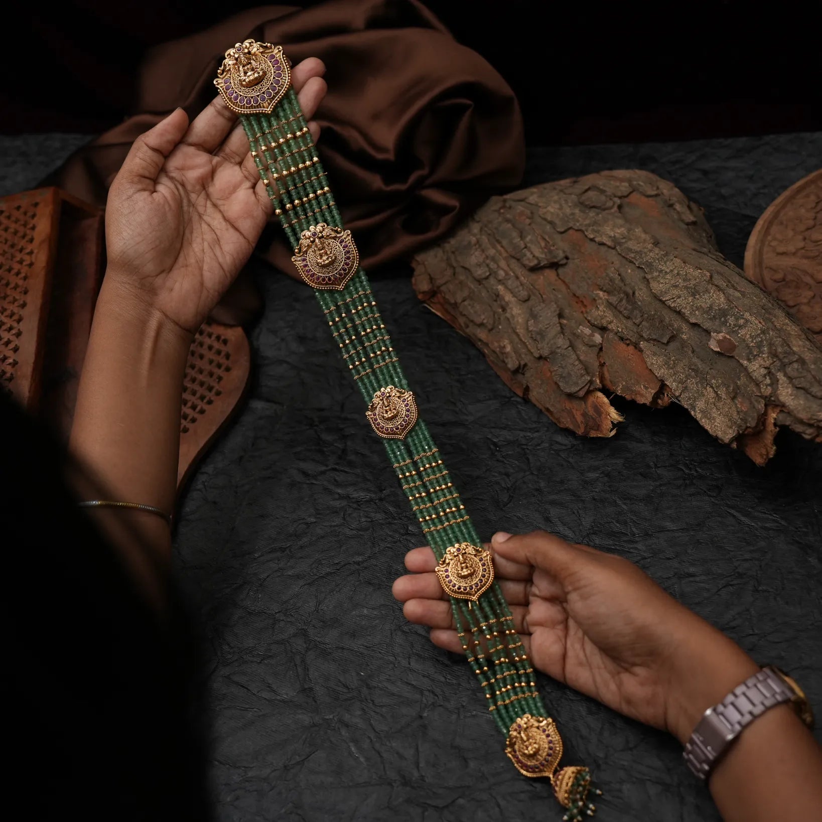 Kripa Beaded Hair Accessory - Nia