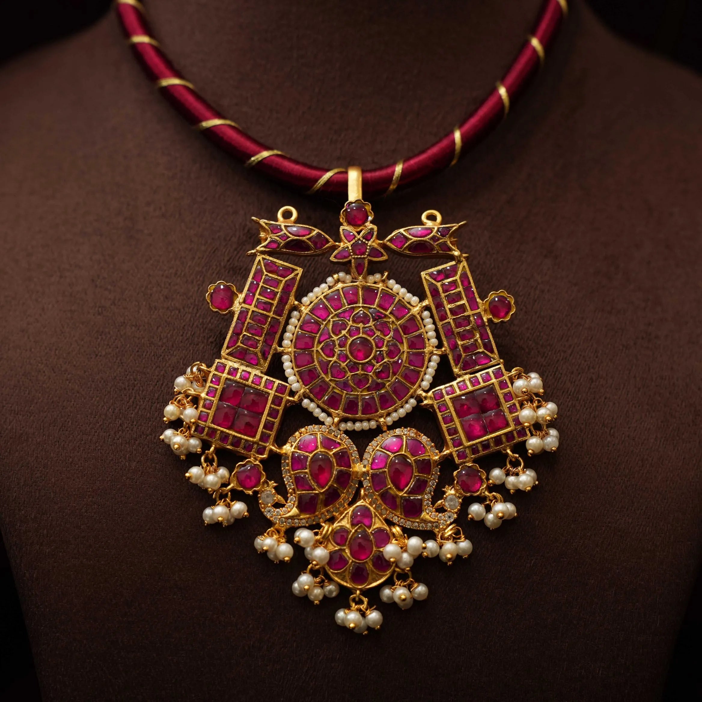 Krisha Polki Necklace - Rimli Boutique