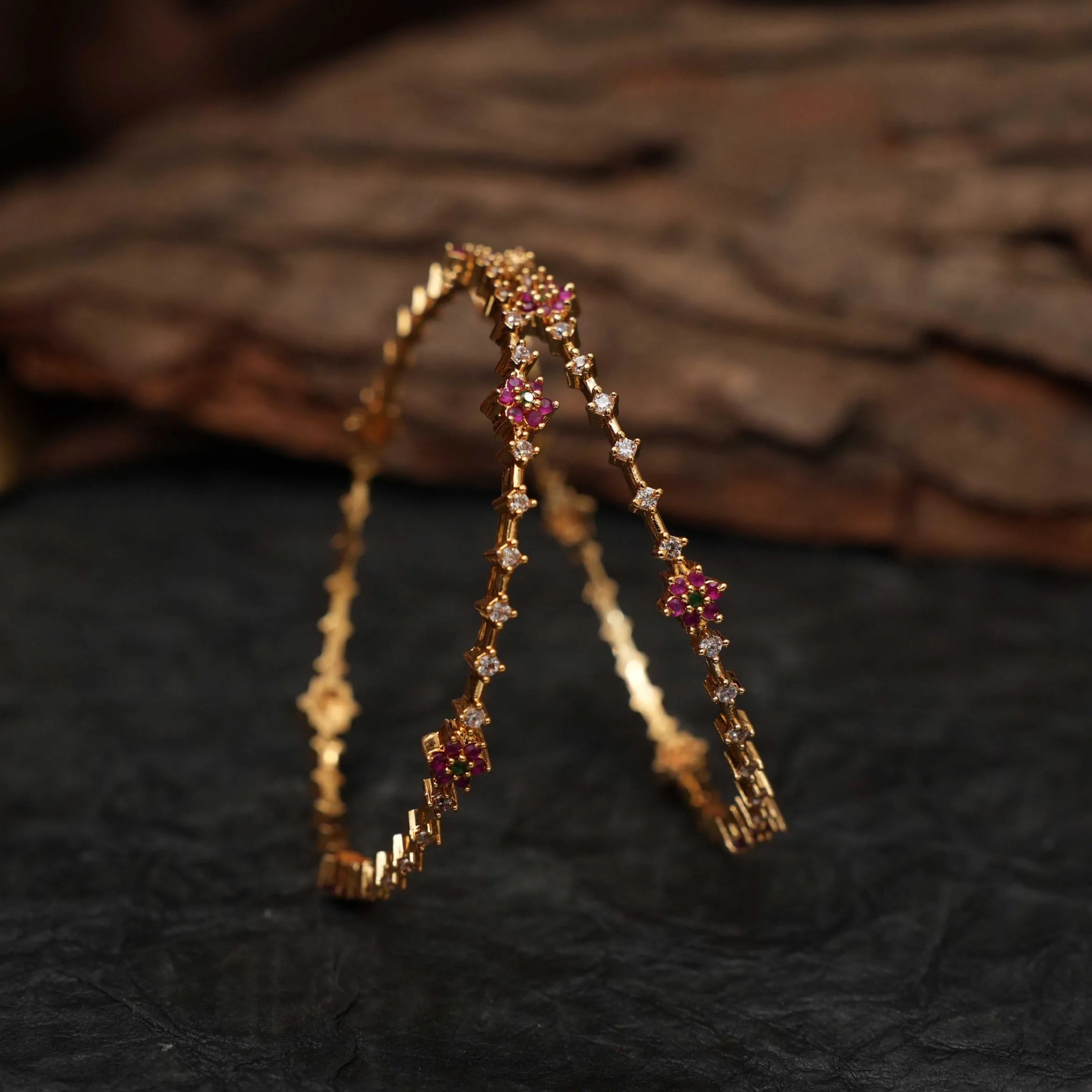 Krishna Zircon Bangles