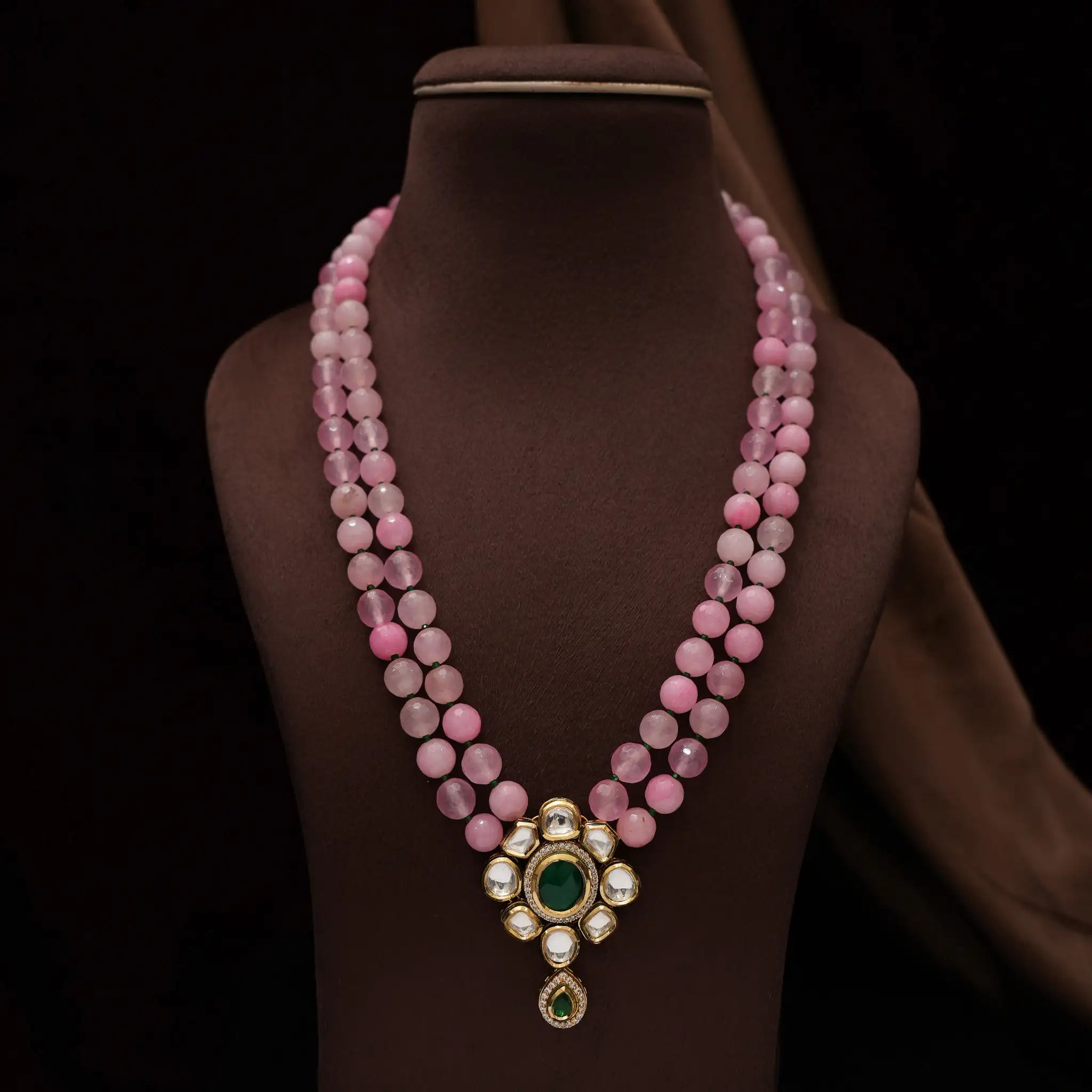 Kshirja Beaded Kundan Necklace