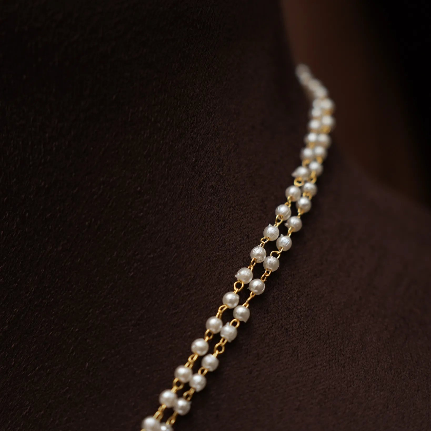 Kunala Kundan Pearl Necklace