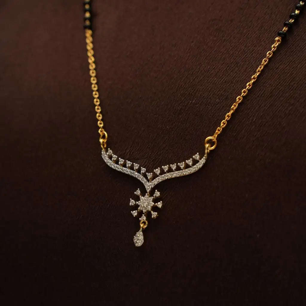 Kuvali Silver Mangalsutra Chain