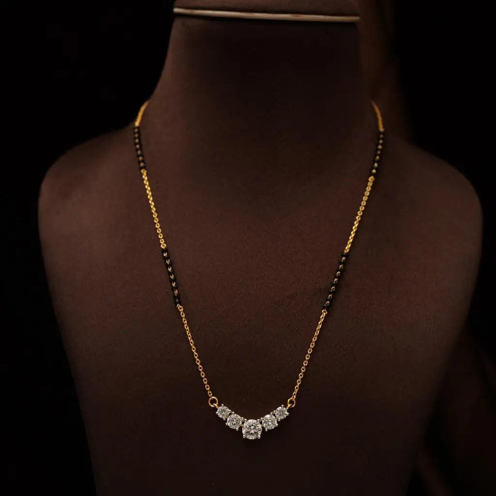 Labaniya Silver Mangalsutra Chain