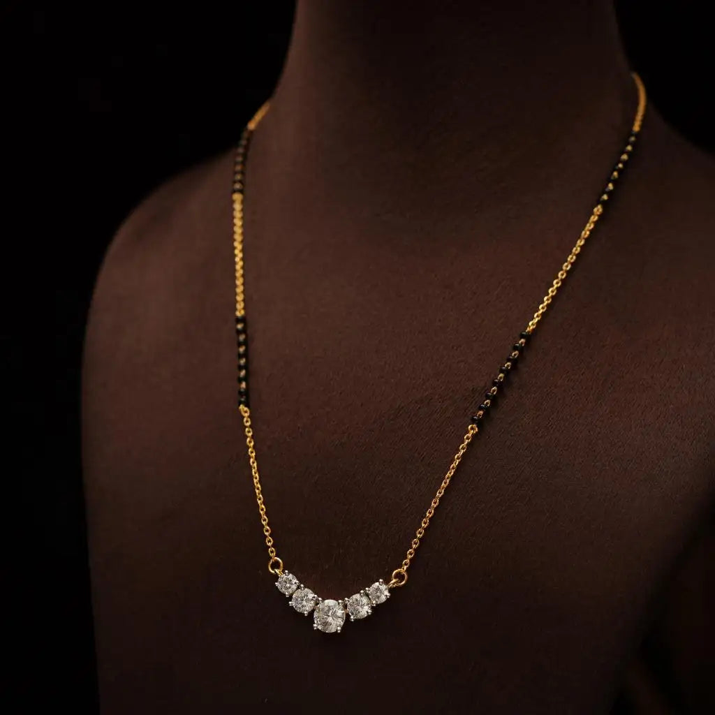 Labaniya Silver Mangalsutra Chain