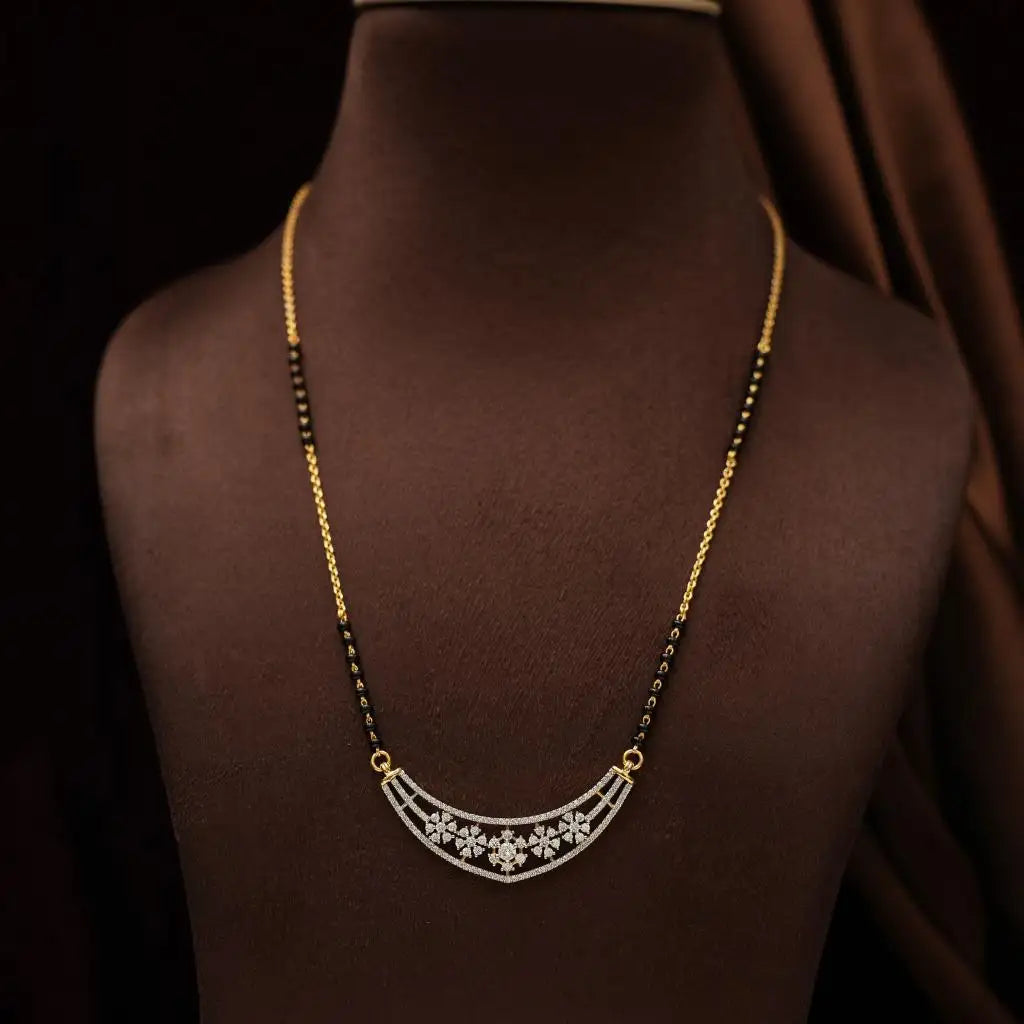 Labuki Silver Mangalsutra Chain