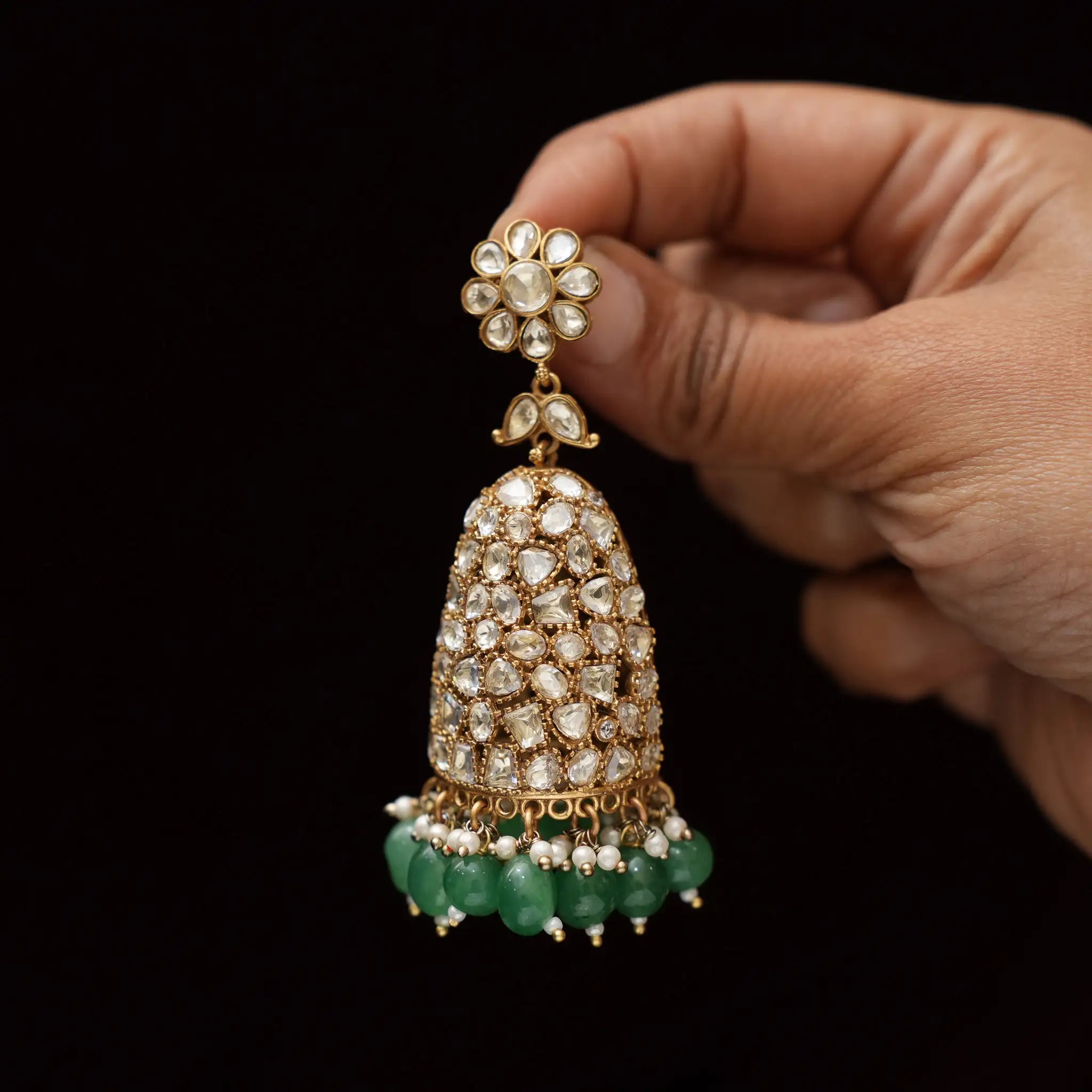 Labuki Victorian Jhumka Earrings