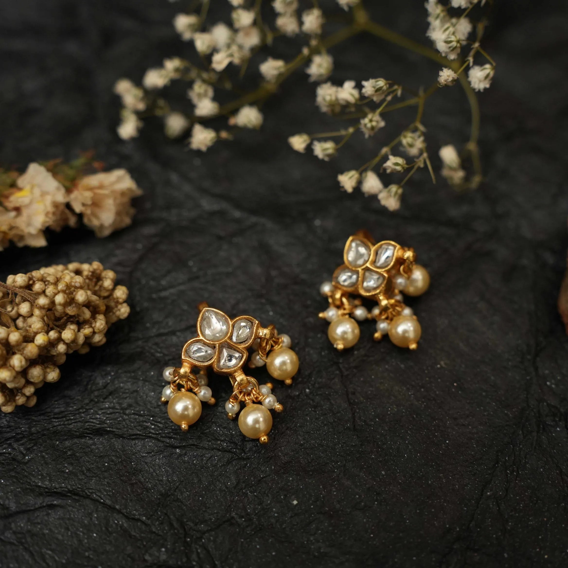 Lahari Silver Bugadi Earrings