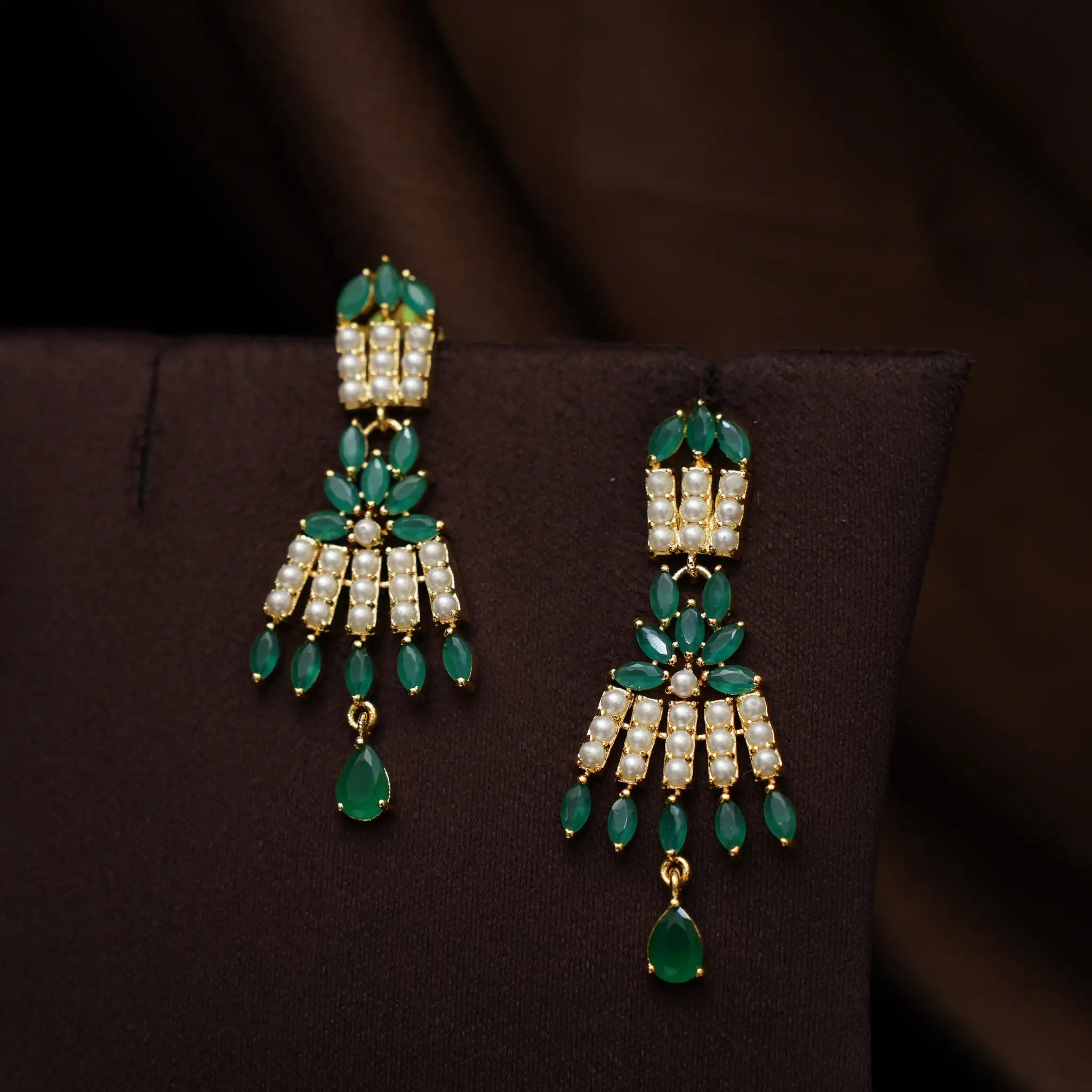 Laitka Zircon Necklace - Green